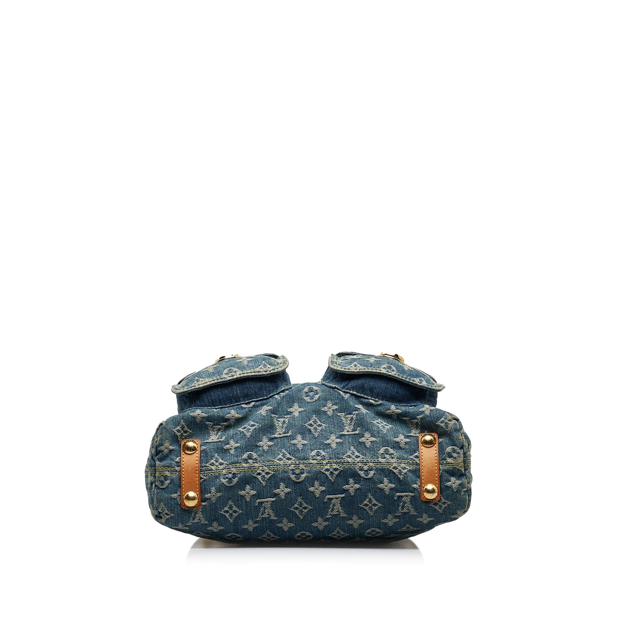 Louis Vuitton Monogram Denim Baggy GM (SHG-am0qwq)