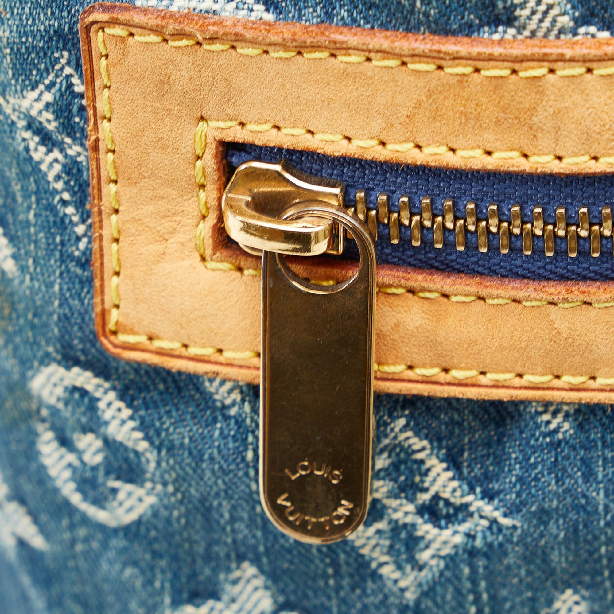 Louis Vuitton Monogram Denim Baggy GM (SHG-am0qwq)