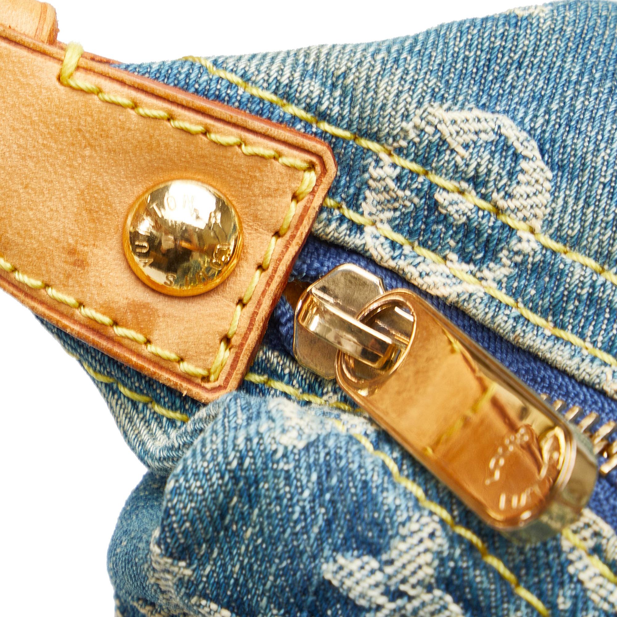 Louis Vuitton Monogram Denim Baggy GM (SHG-am0qwq)