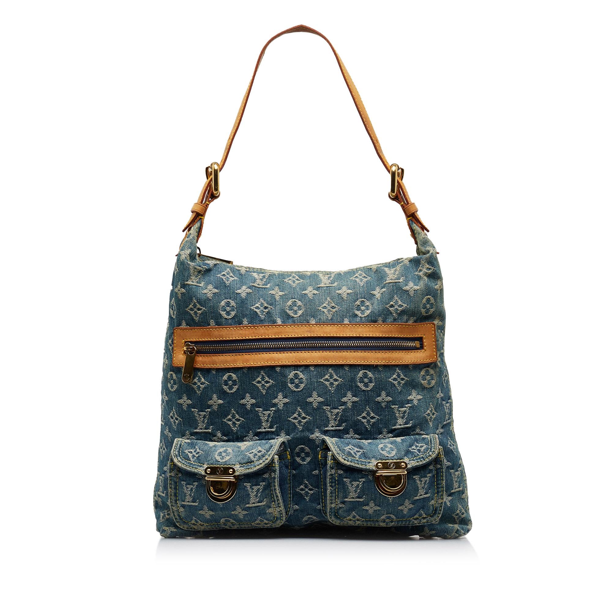 Louis Vuitton Monogram Denim Baggy GM (SHG-am0qwq)