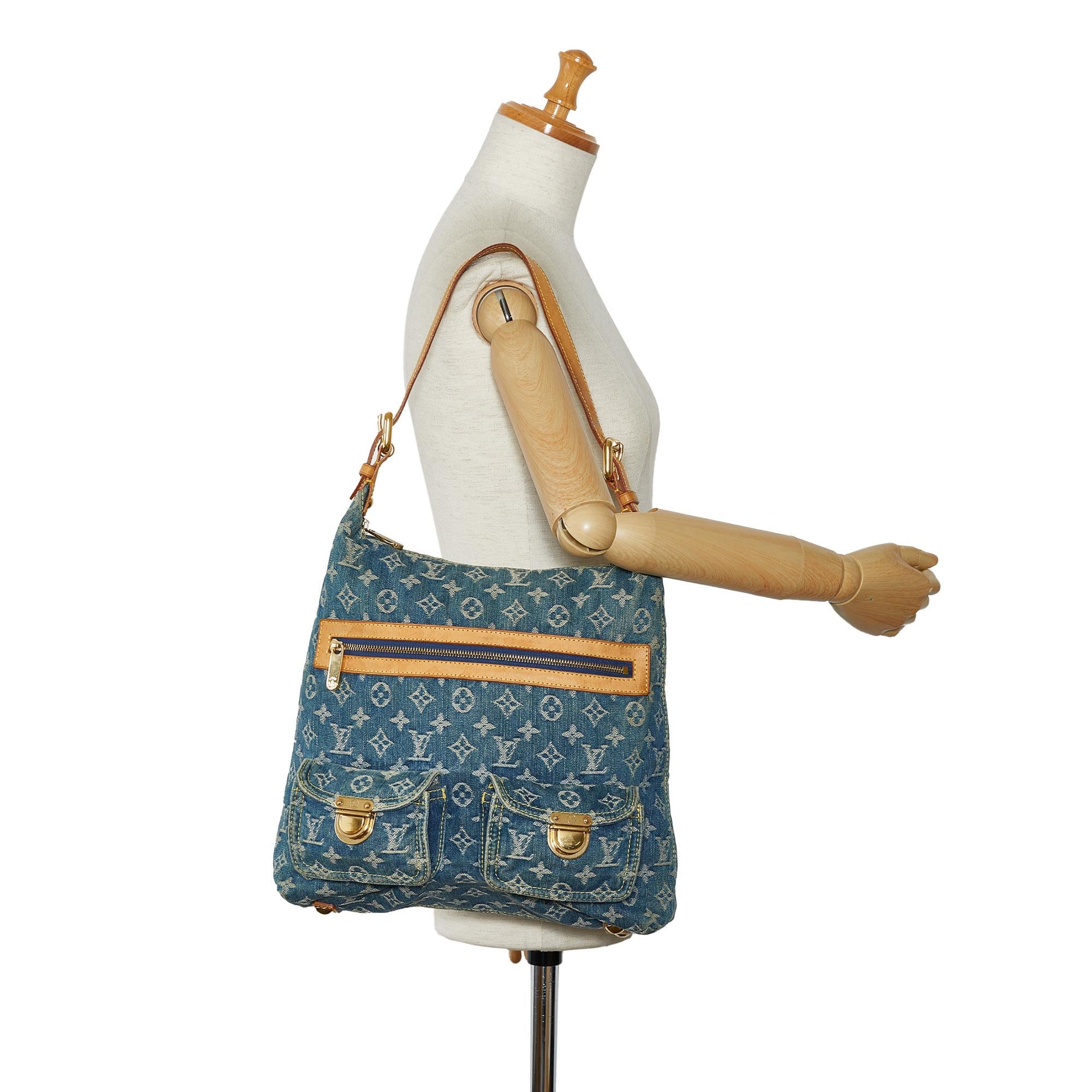Louis Vuitton Monogram Denim Baggy GM (SHG-am0qwq)