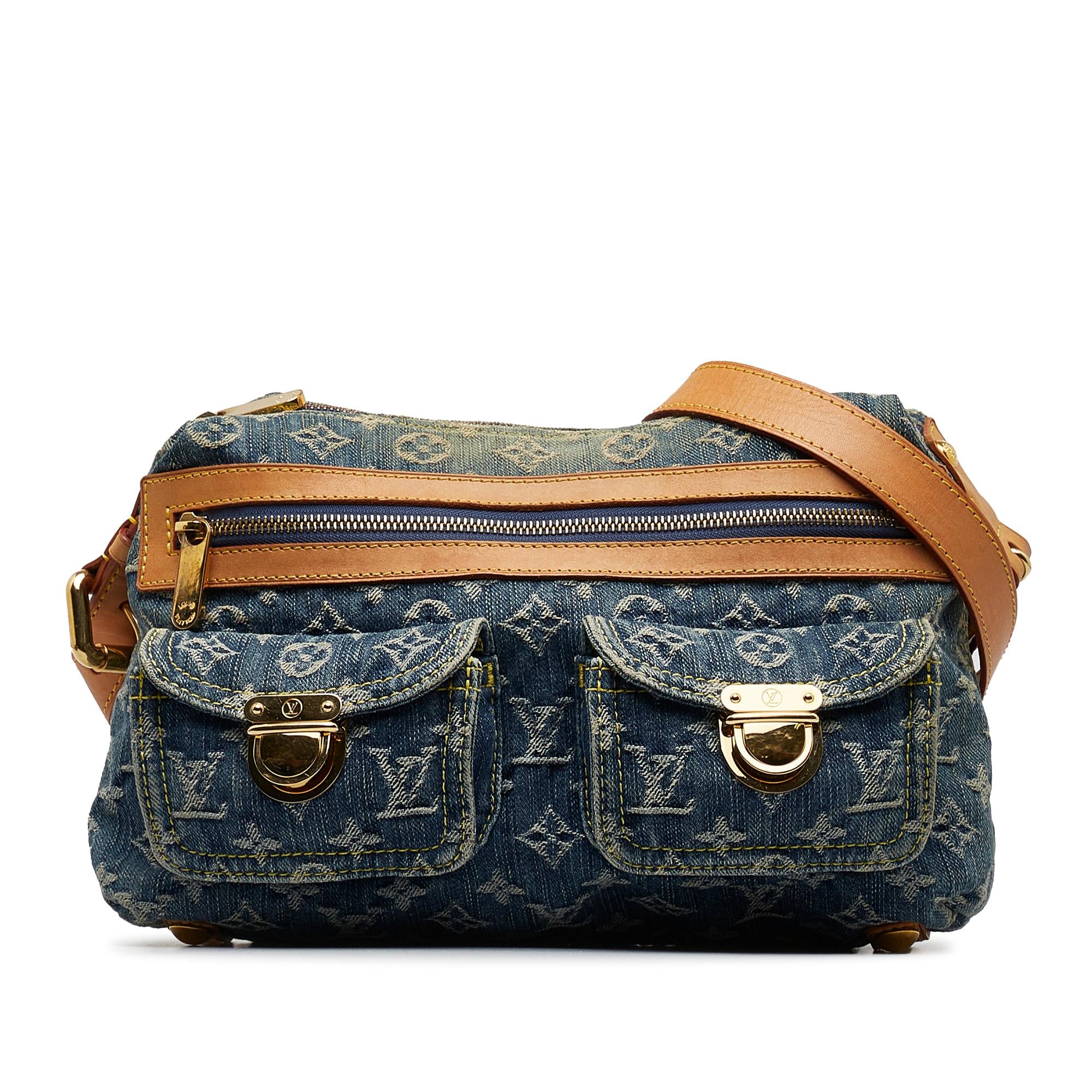 Louis Vuitton Monogram Denim Baggy PM (SHG-y77wjG)