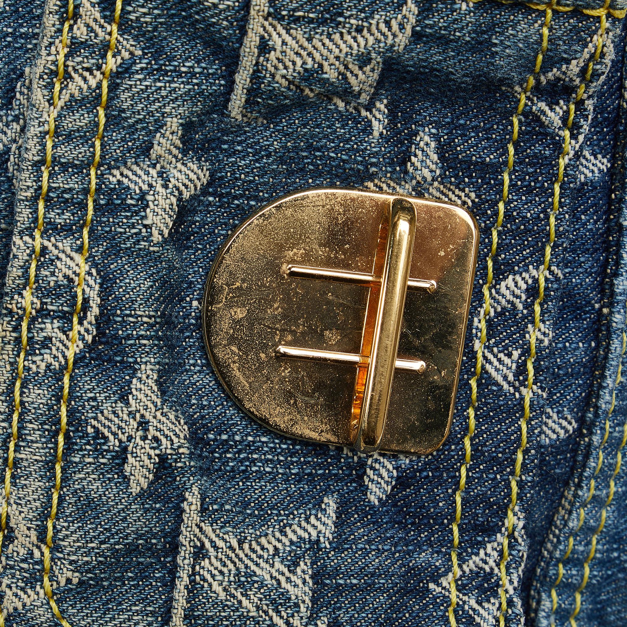 Louis Vuitton Monogram Denim Baggy PM (SHG-eQb54v)