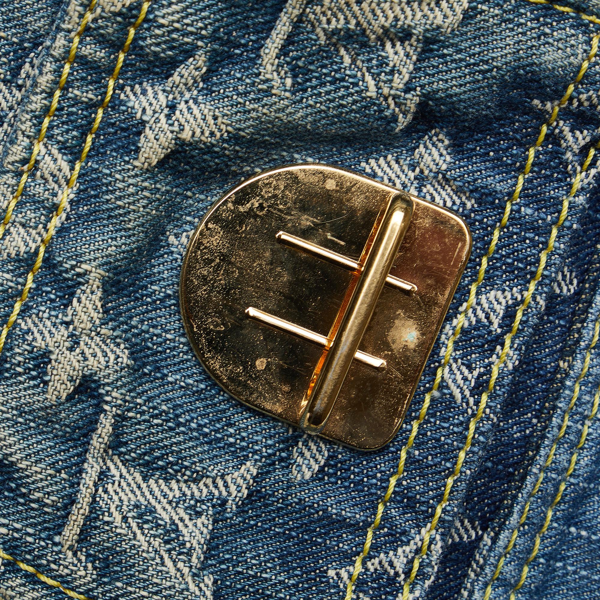 Louis Vuitton Monogram Denim Baggy PM (SHG-eQb54v)