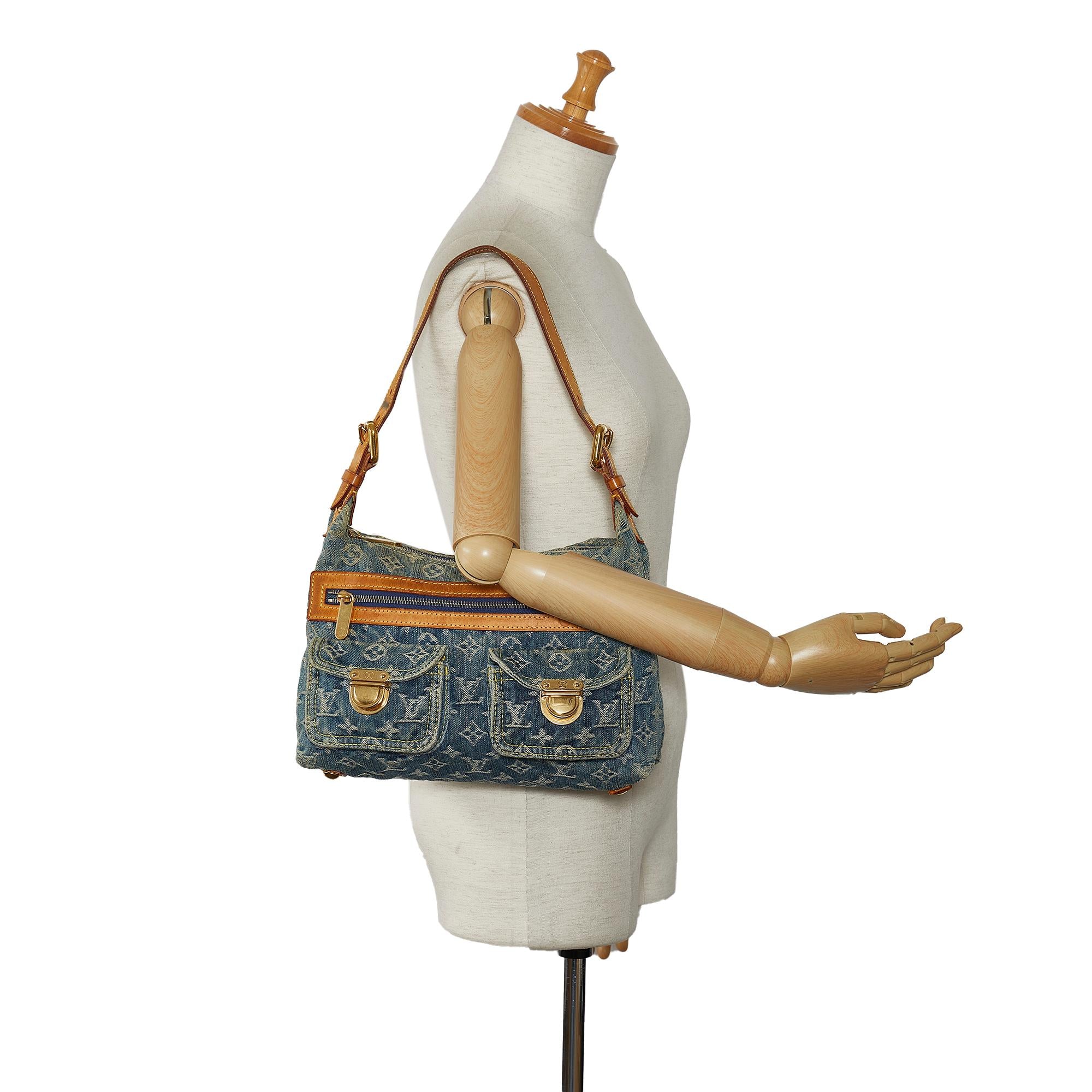 Louis Vuitton Monogram Denim Baggy PM (SHG-eQb54v)