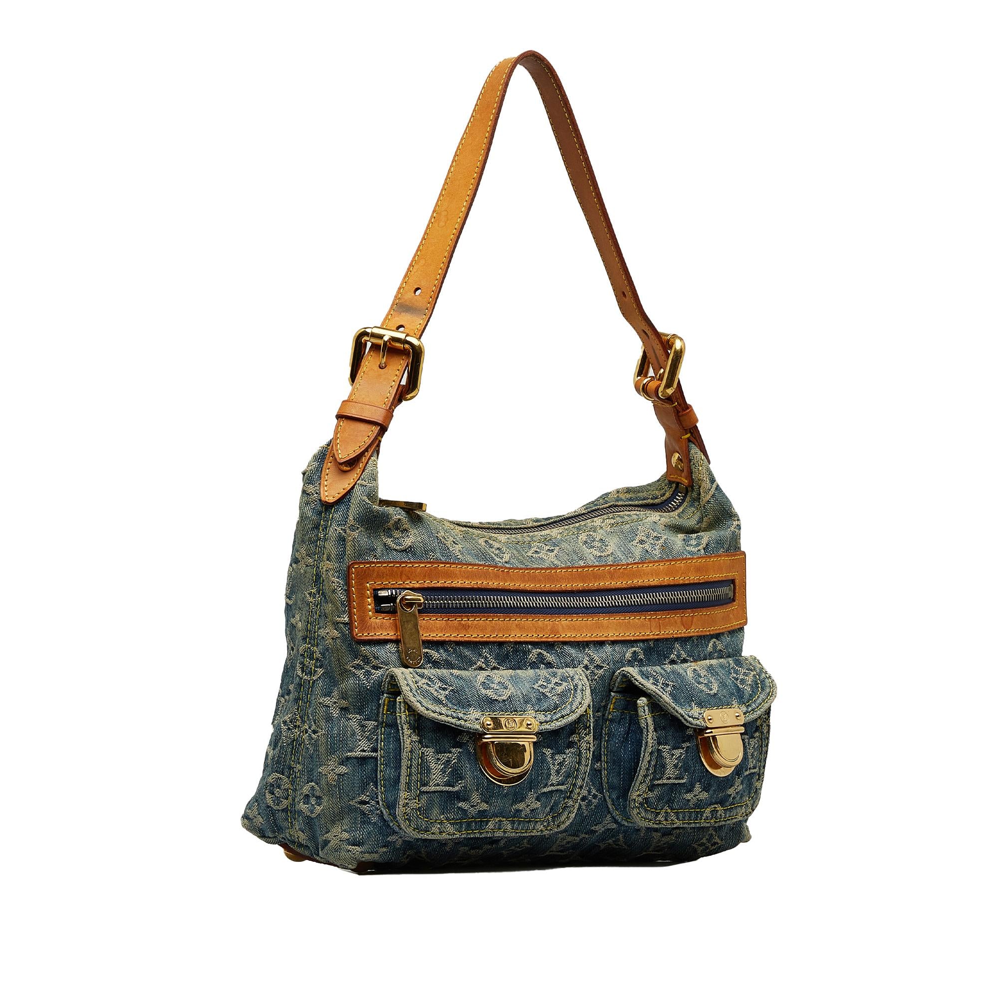 Louis Vuitton Monogram Denim Baggy PM (SHG-eQb54v)