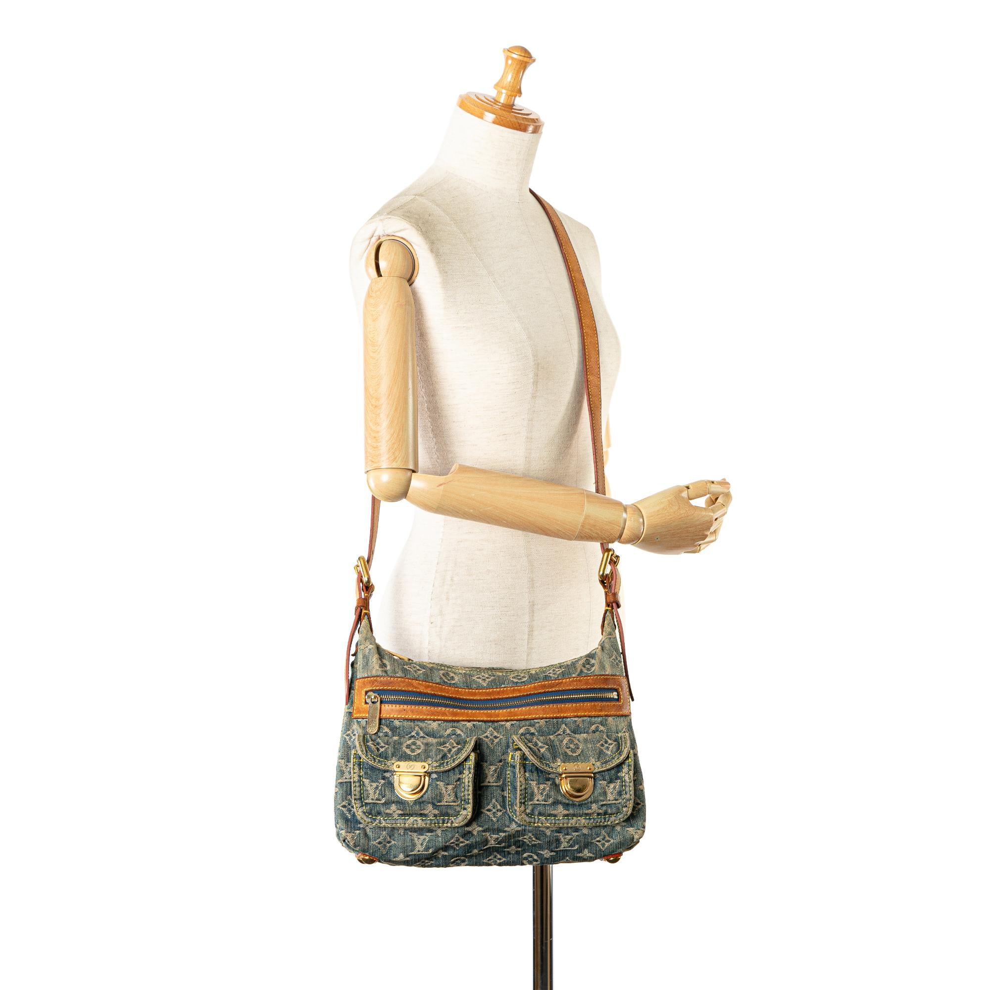 Louis Vuitton Monogram Denim Baggy PM (SHG-jsrfg8)