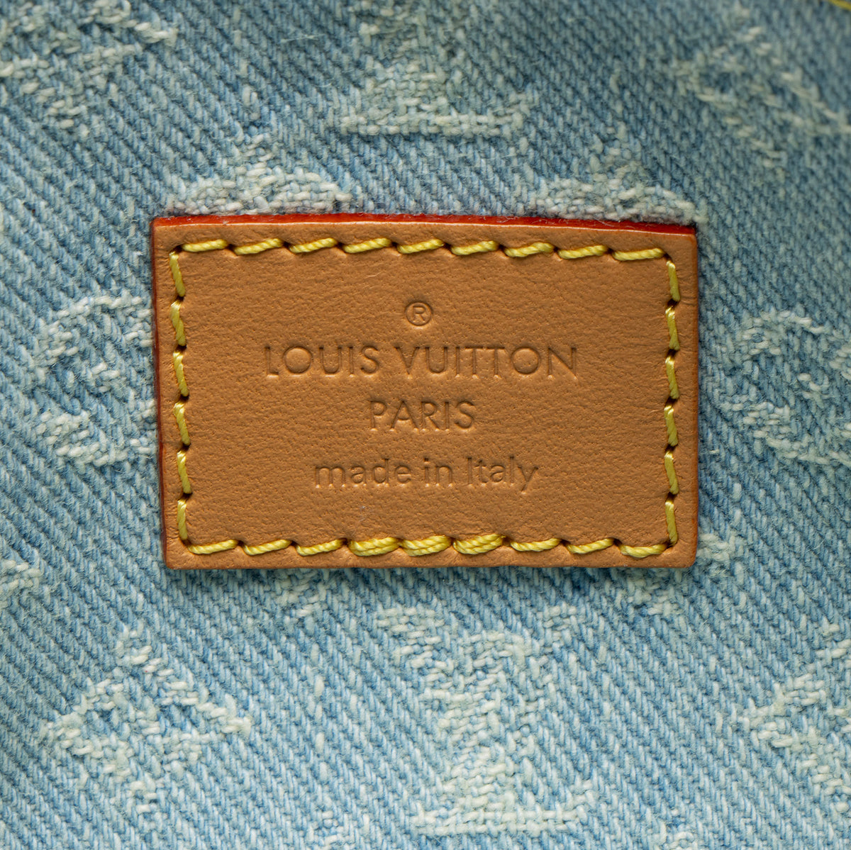 Louis Vuitton Monogram Denim CarryAll PM Pochette