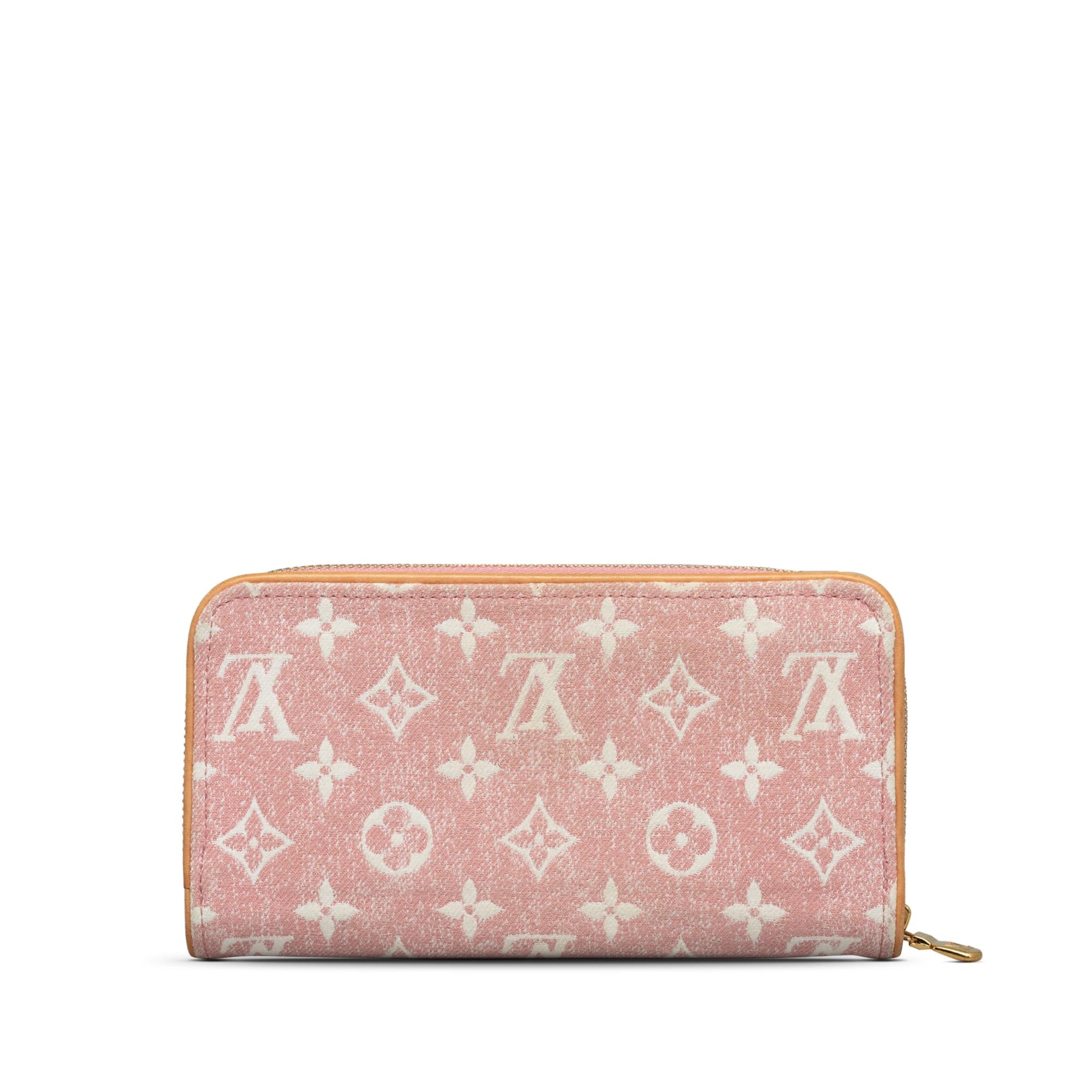 Louis Vuitton Monogram Denim Jacquard Zippy Wallet