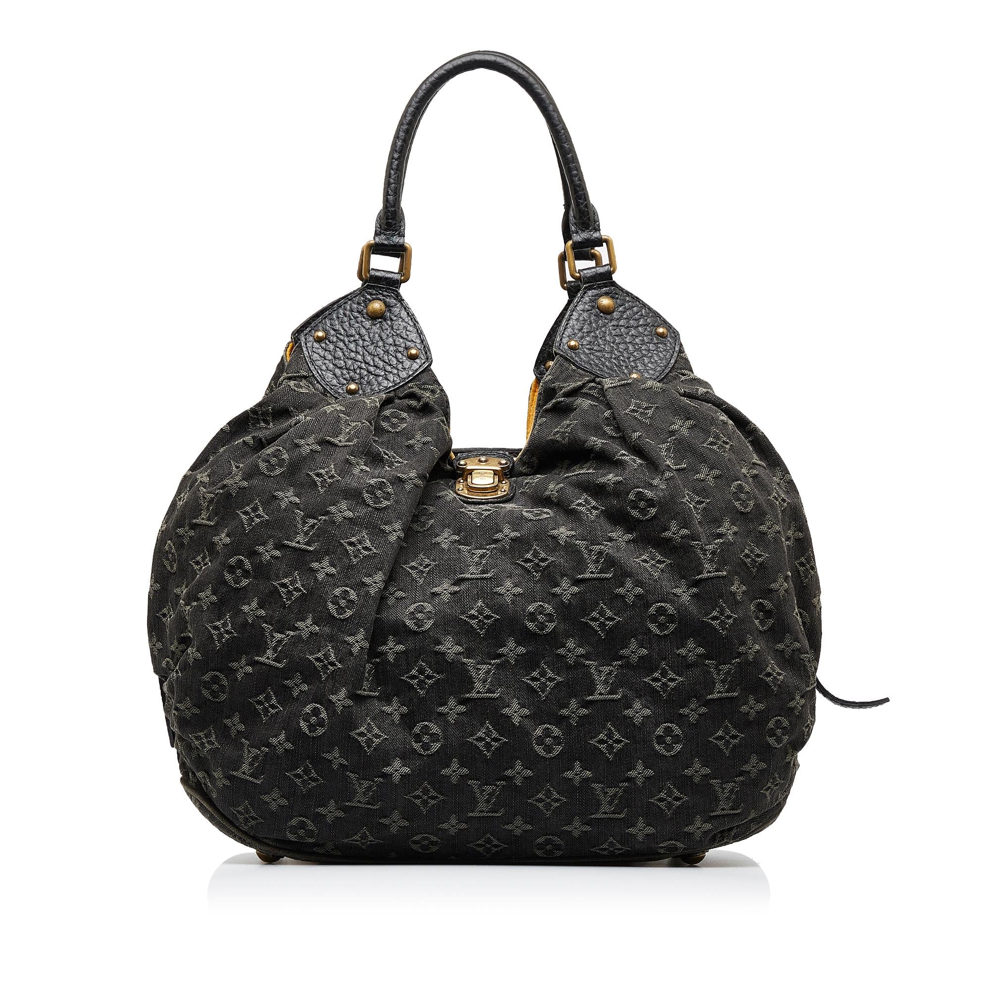 Louis Vuitton Monogram Denim Mahina XL (SHG-WhRTo3)