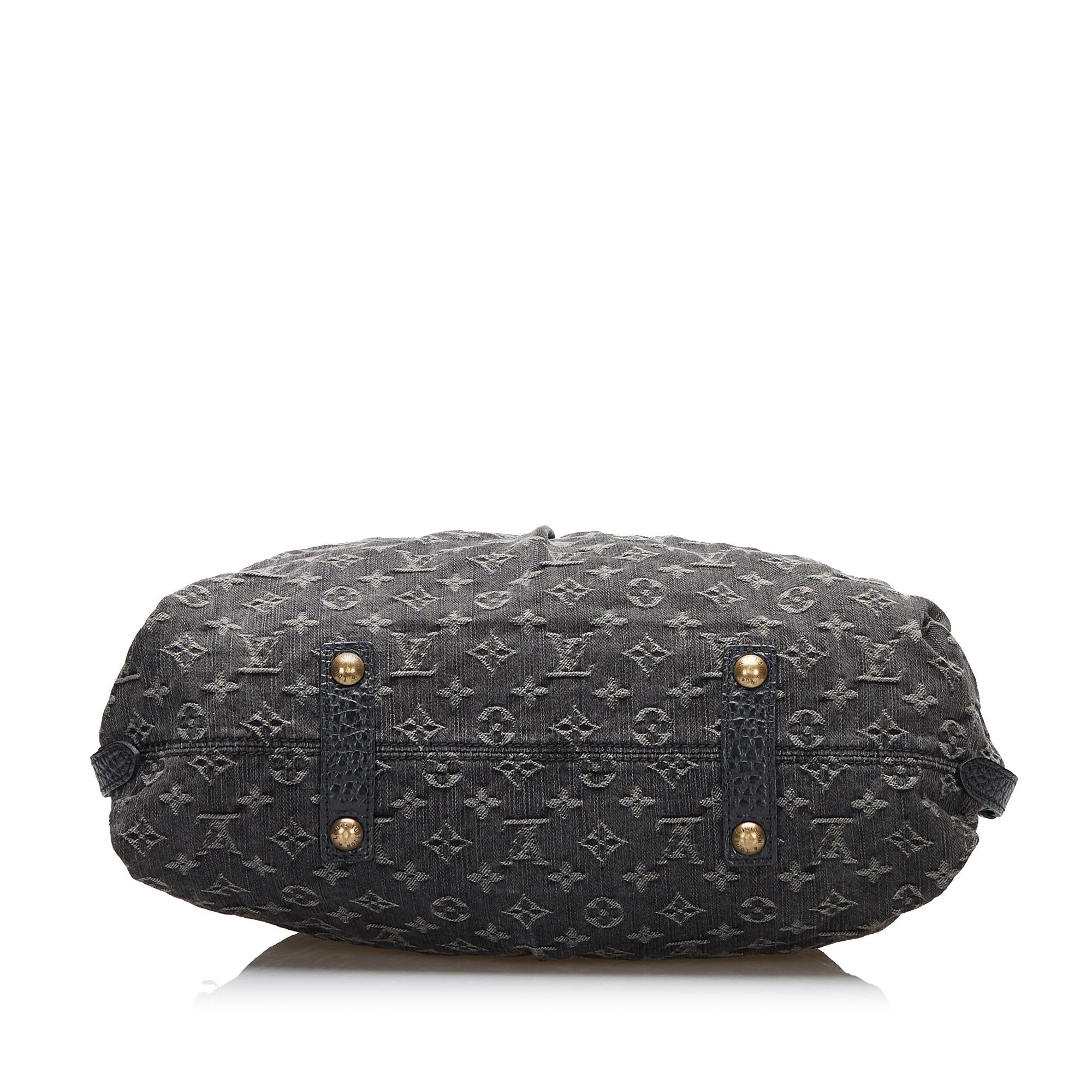 Louis Vuitton Monogram Denim Neo Cabby MM (SHG-Wzstmq)