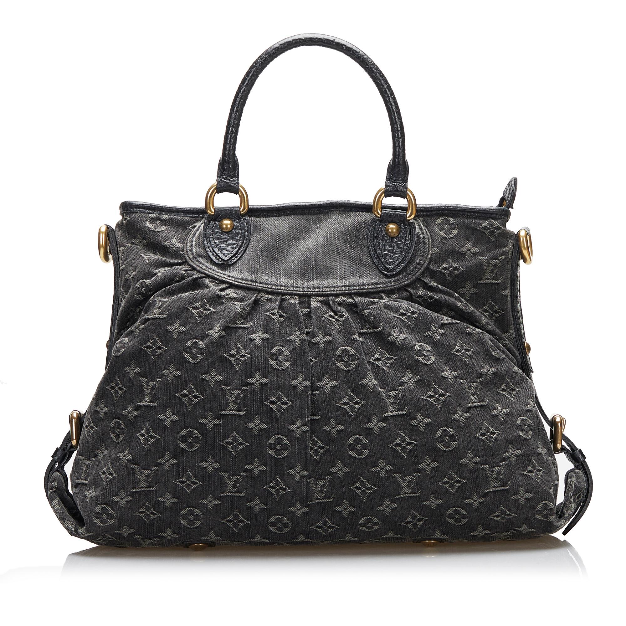 Louis Vuitton Monogram Denim Neo Cabby MM (SHG-Wzstmq)