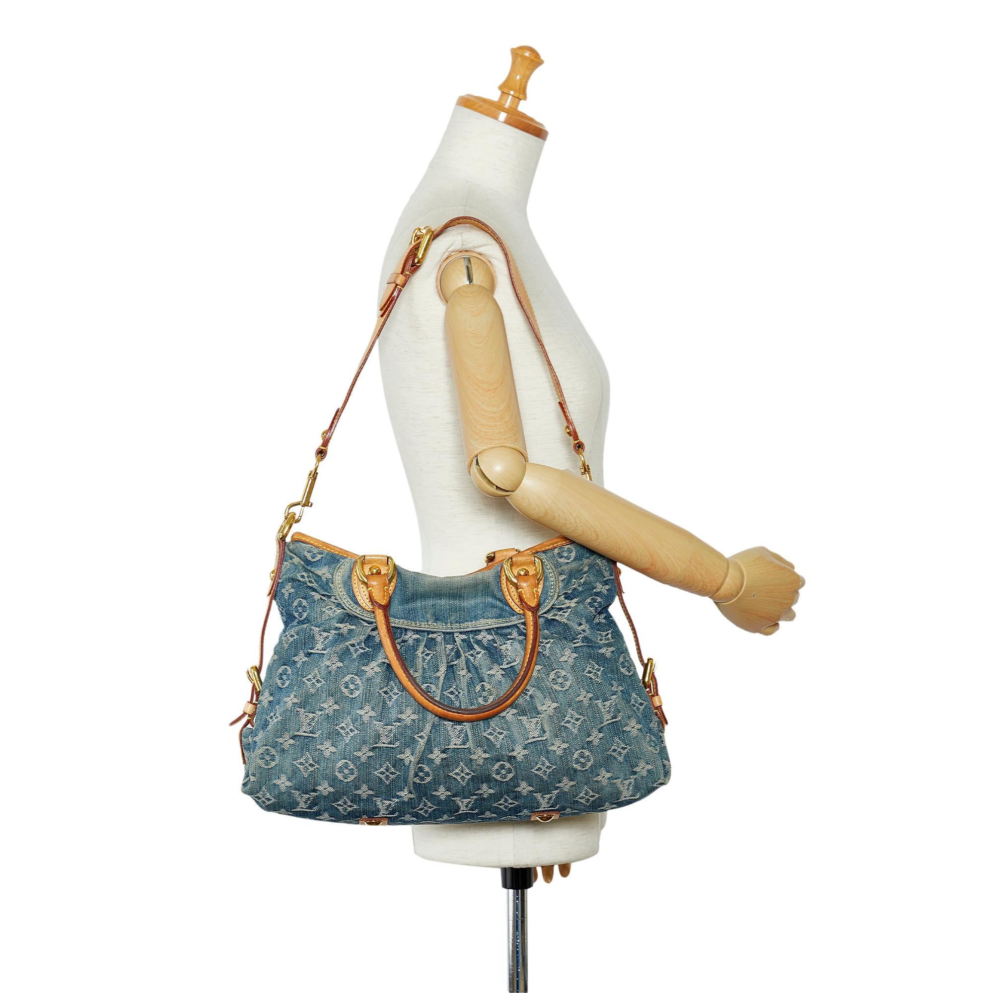 Louis Vuitton Monogram Denim Neo Cabby MM (SHG-bYQHaz)