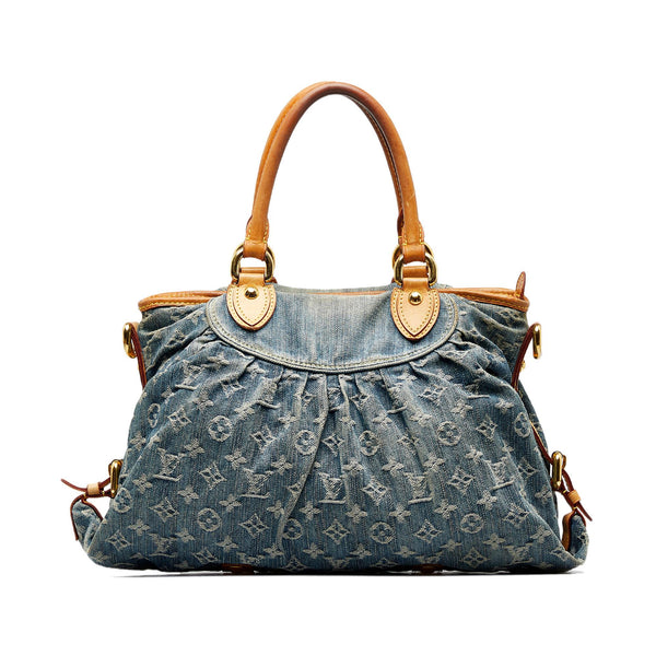 Louis Vuitton, Bags, Louis Vuitton Denim Mahina Xl Blue