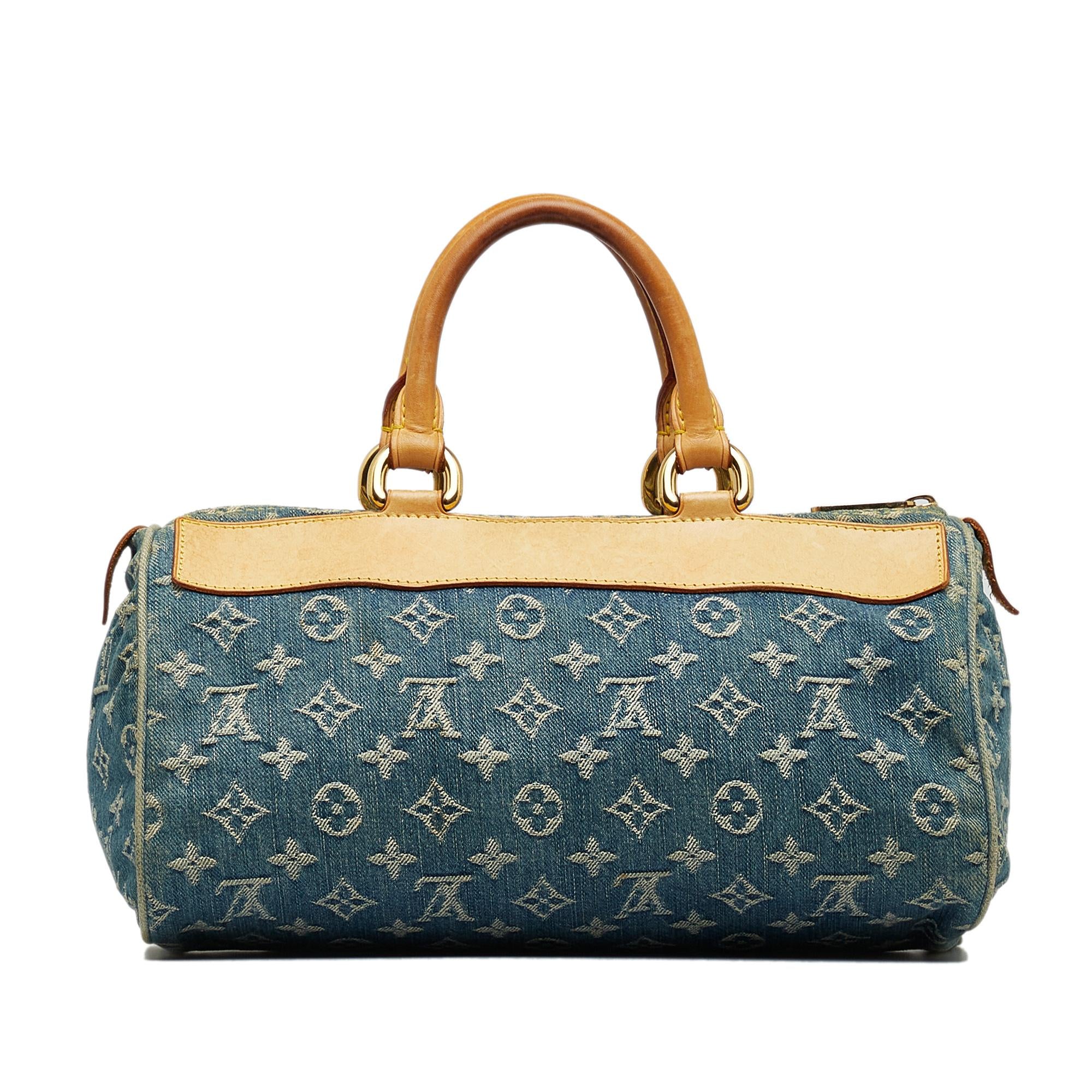 Louis Vuitton Monogram Denim Neo Speedy 30 (SHG-QNaAzn)