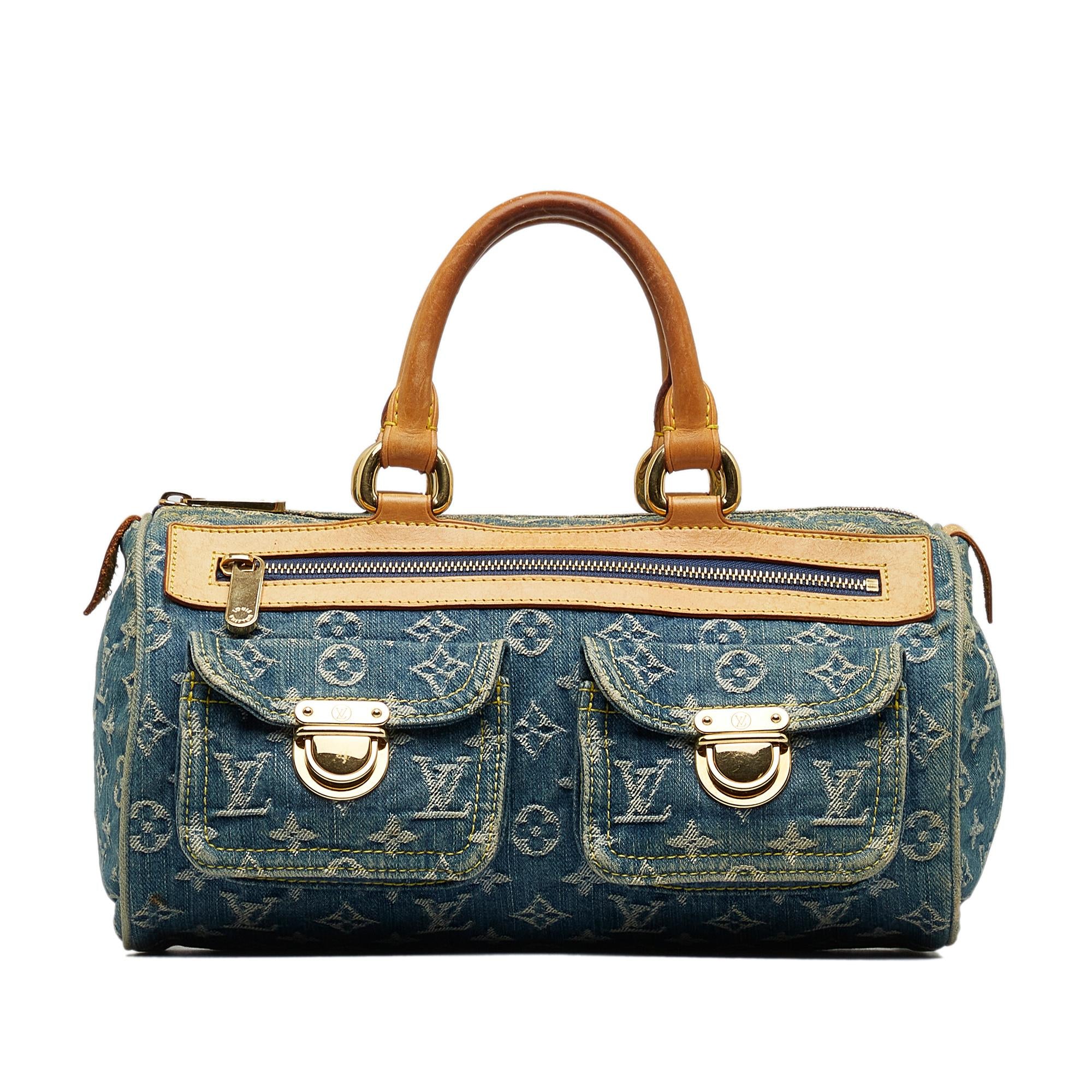 Louis Vuitton Monogram Denim Neo Speedy 30 (SHG-QNaAzn)