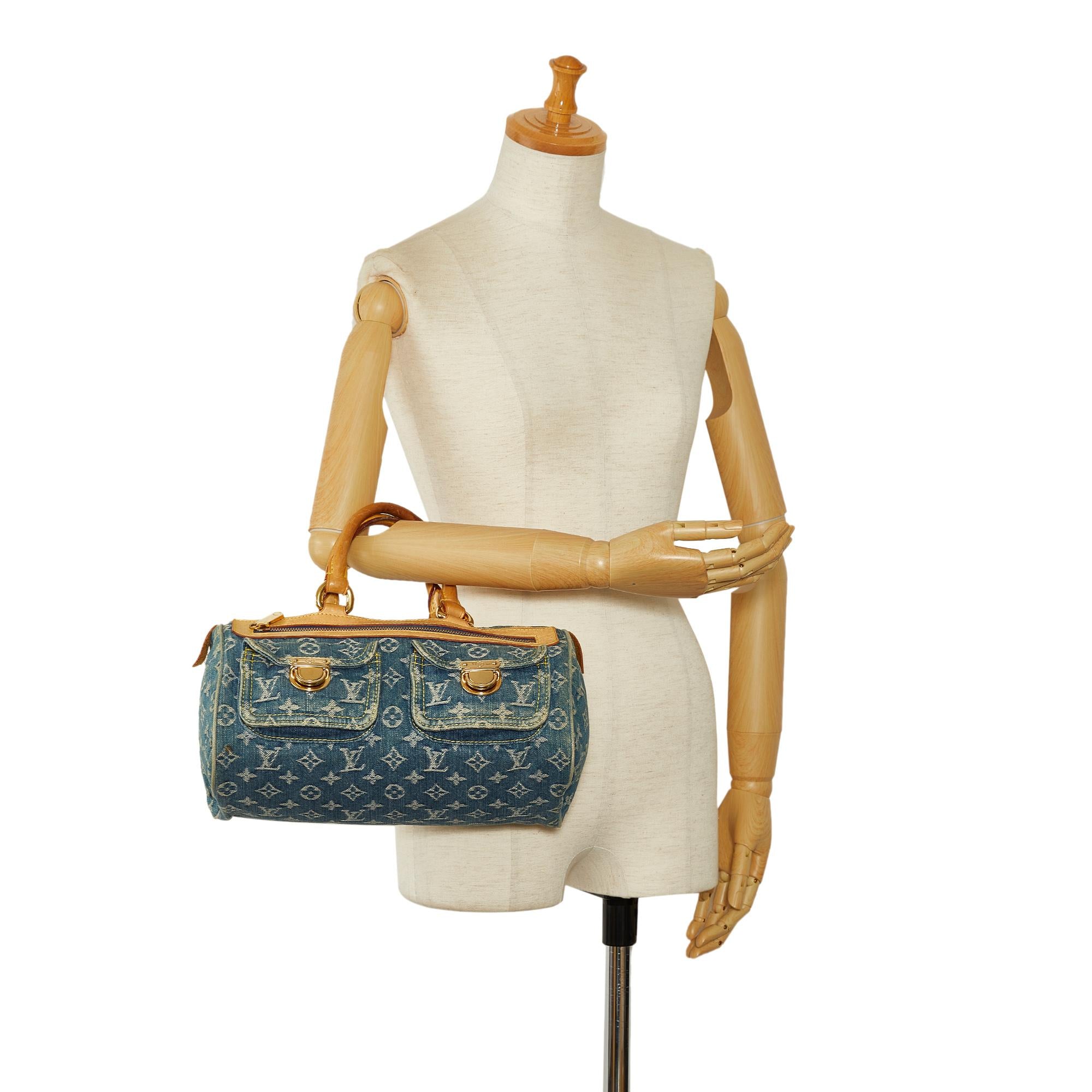 Louis Vuitton Monogram Denim Neo Speedy 30 (SHG-QNaAzn)