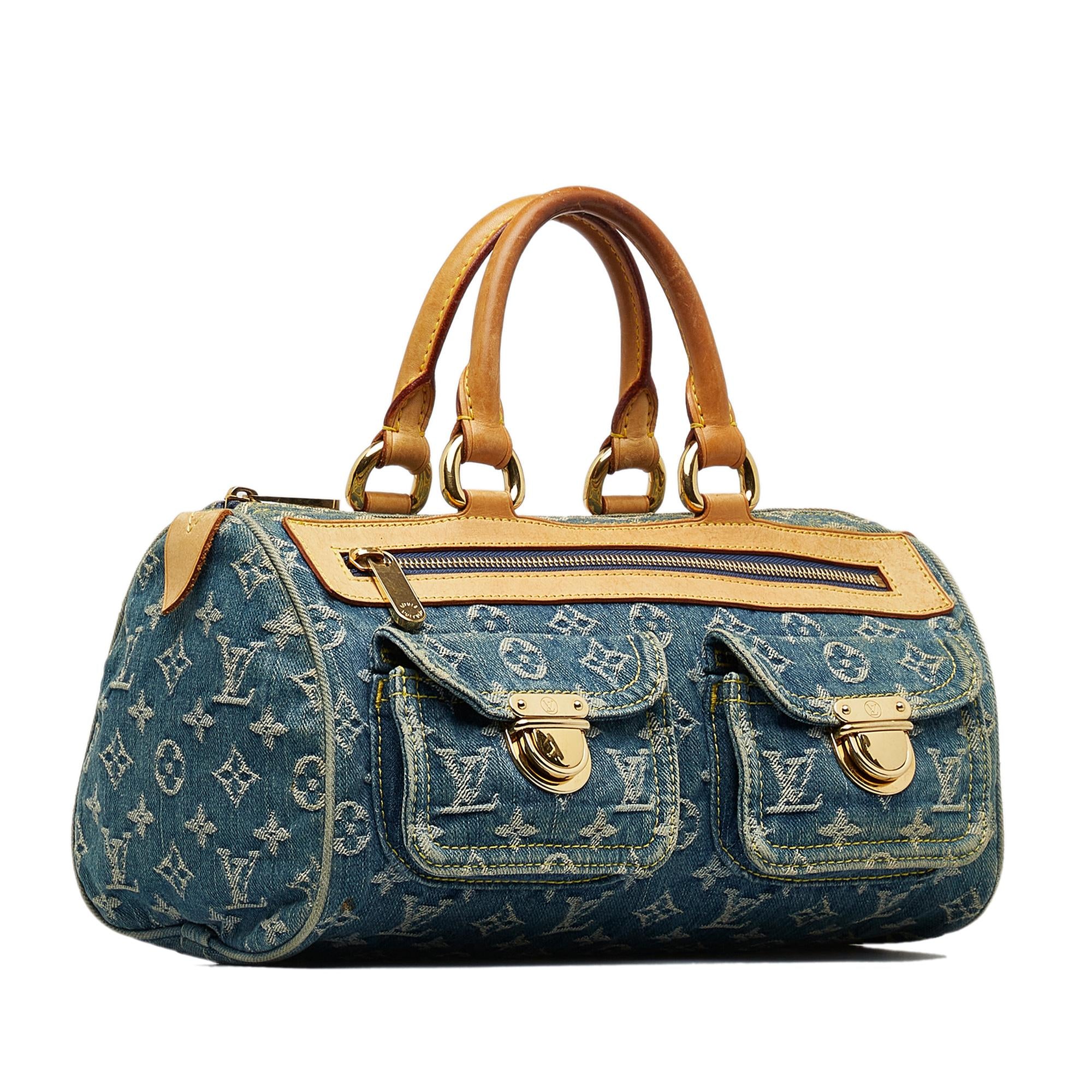 Louis Vuitton Monogram Denim Neo Speedy 30 (SHG-QNaAzn)