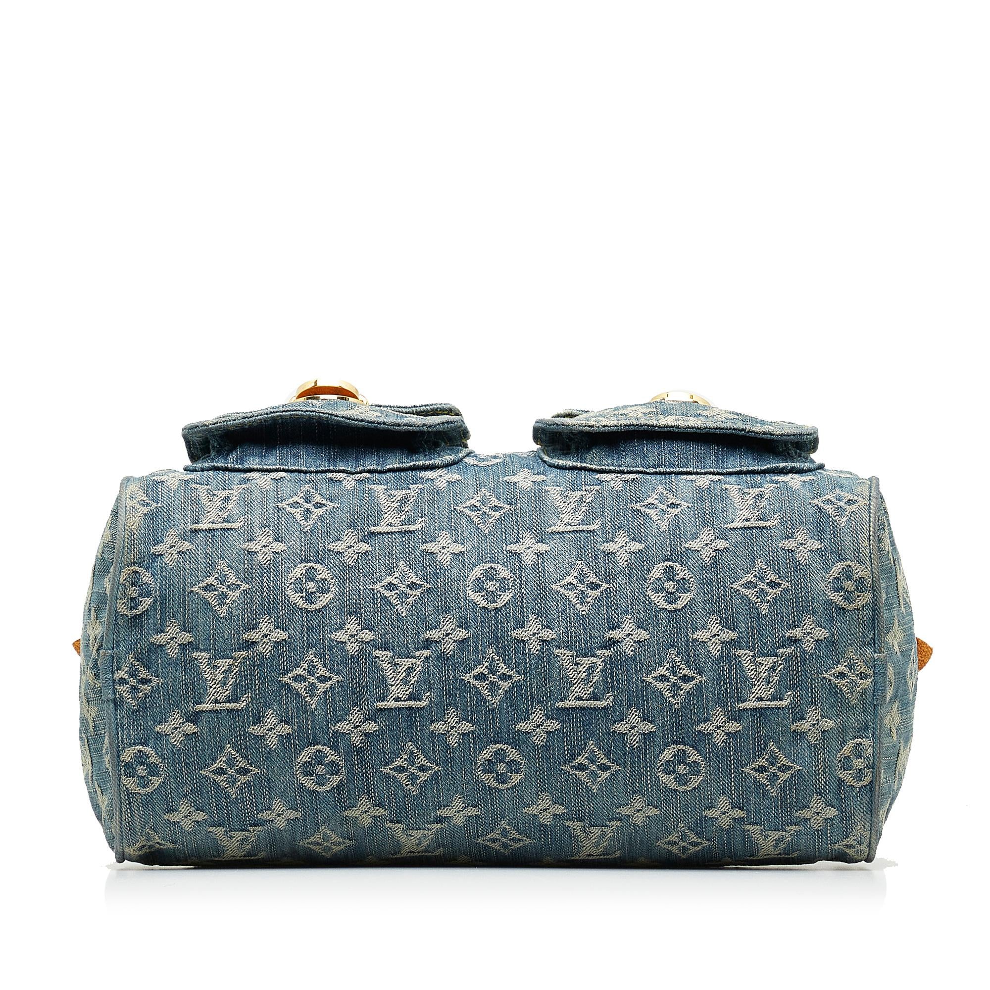 Louis Vuitton Monogram Denim Neo Speedy 30 (SHG-QgCgr2)