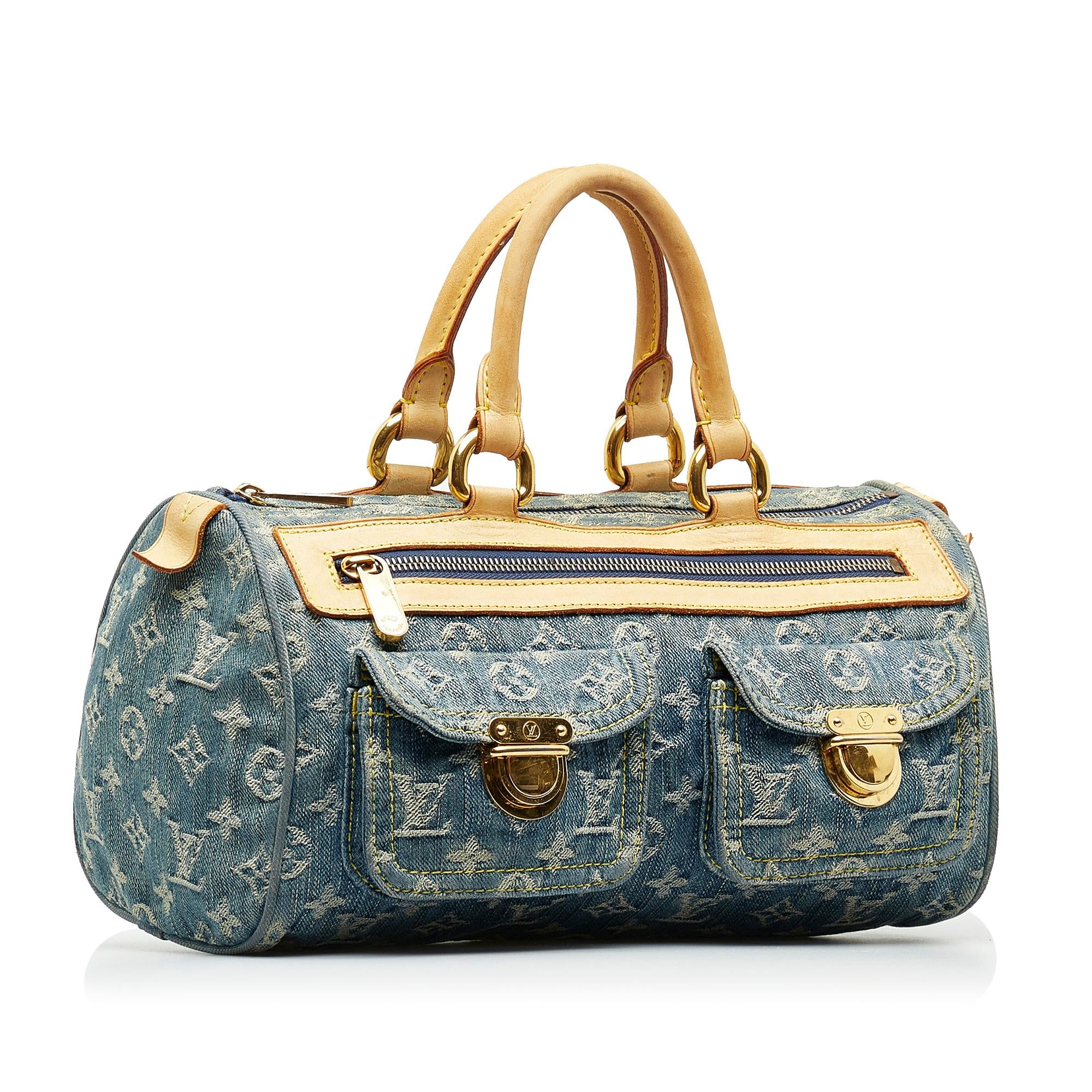 Louis Vuitton Monogram Denim Neo Speedy 30 (SHG-QgCgr2)