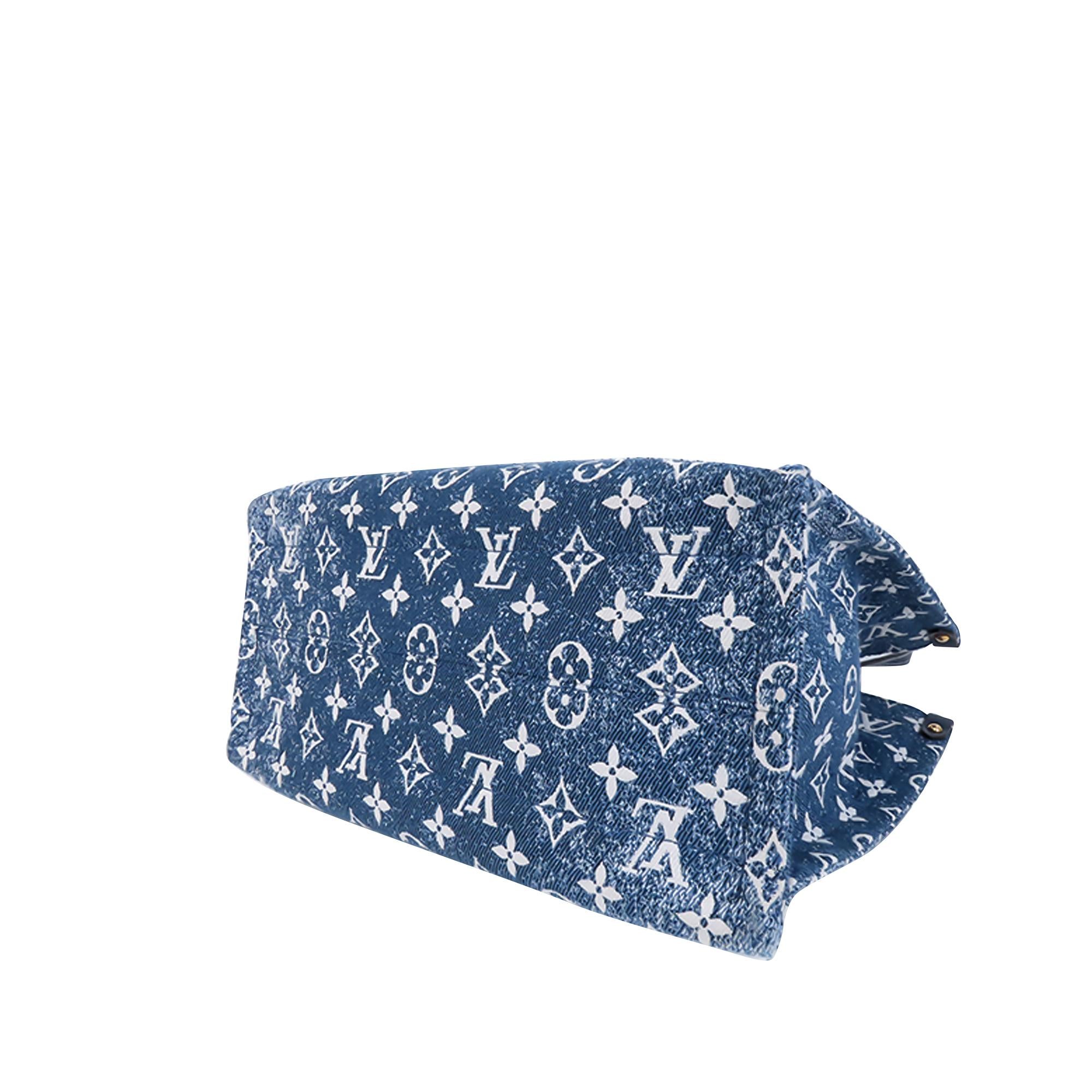 Louis Vuitton Monogram Denim Onthego MM (SHG-zqLHQZ)