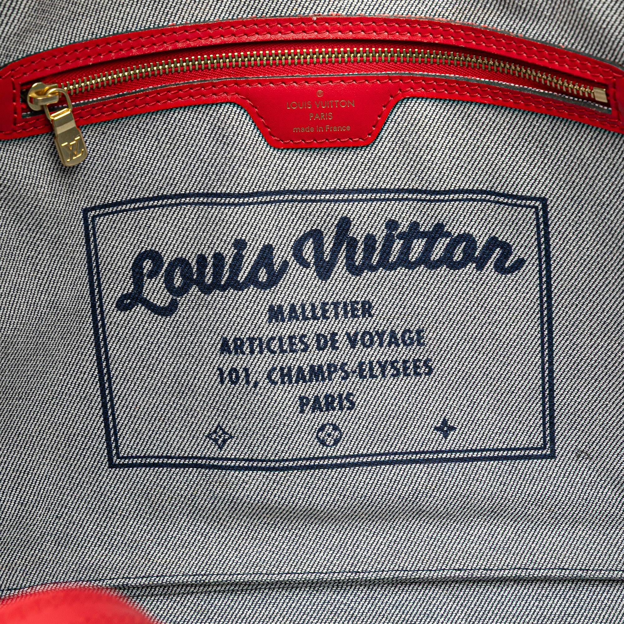 Louis Vuitton Monogram Denim Patchwork Neverfull MM