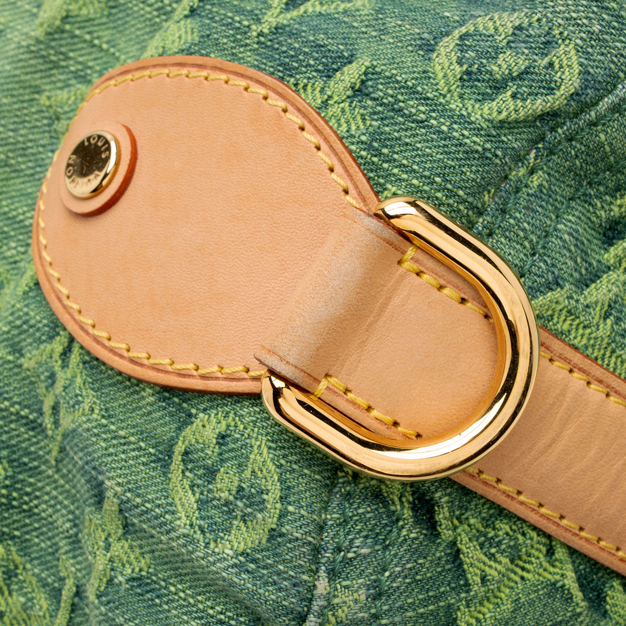 Louis Vuitton Monogram Denim Sunburst PM Shoulder Bag (SHF-P5f2fH)