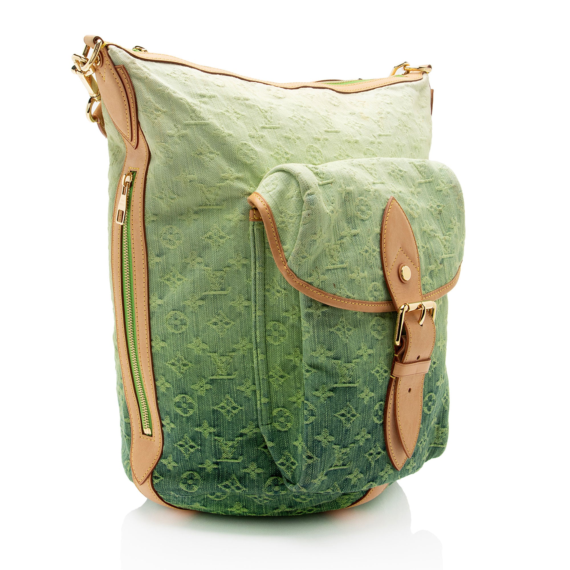 Louis Vuitton Monogram Denim Sunburst PM Shoulder Bag (SHF-P5f2fH)