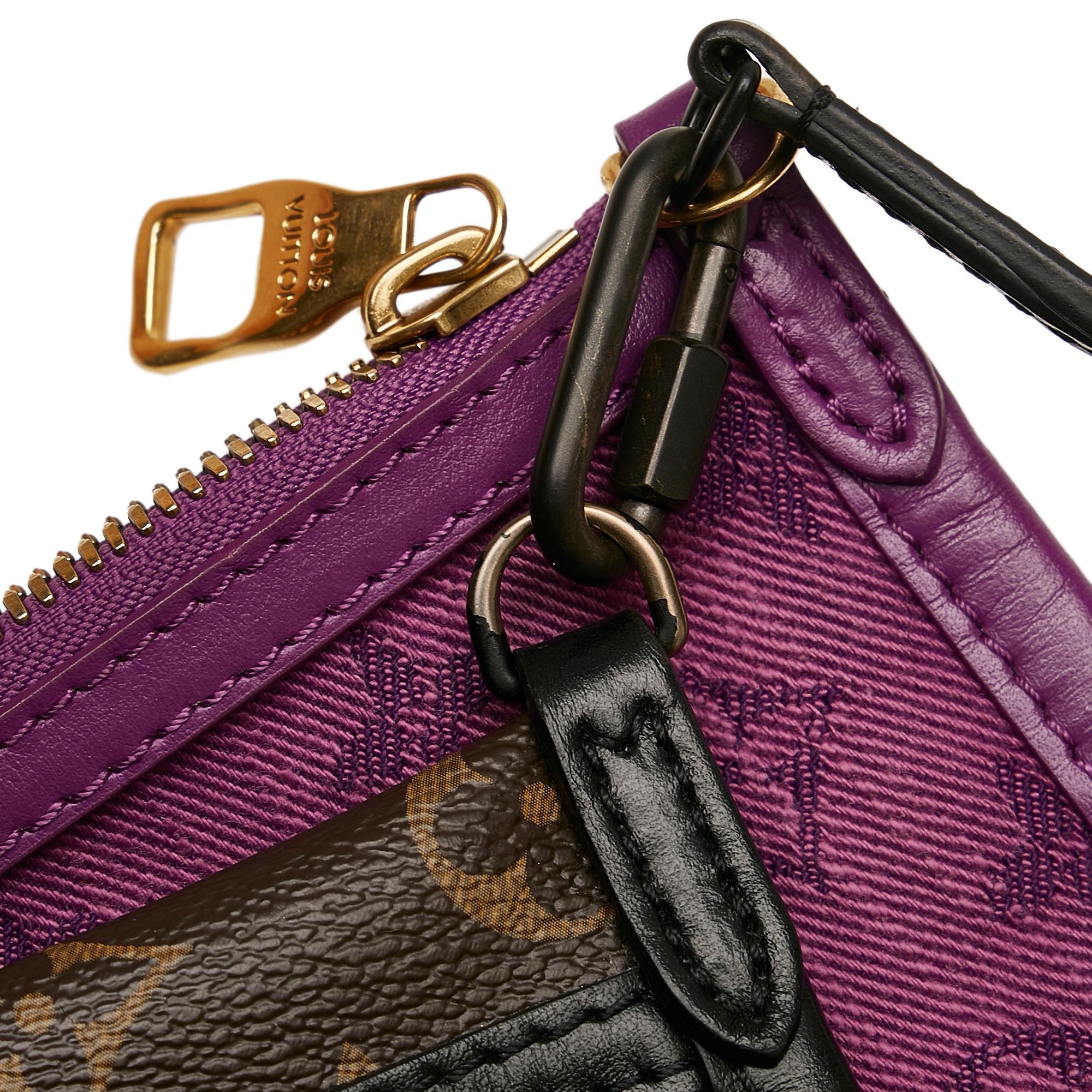 Louis Vuitton Monogram Double Flat Messenger (SHG-gNIeGV)
