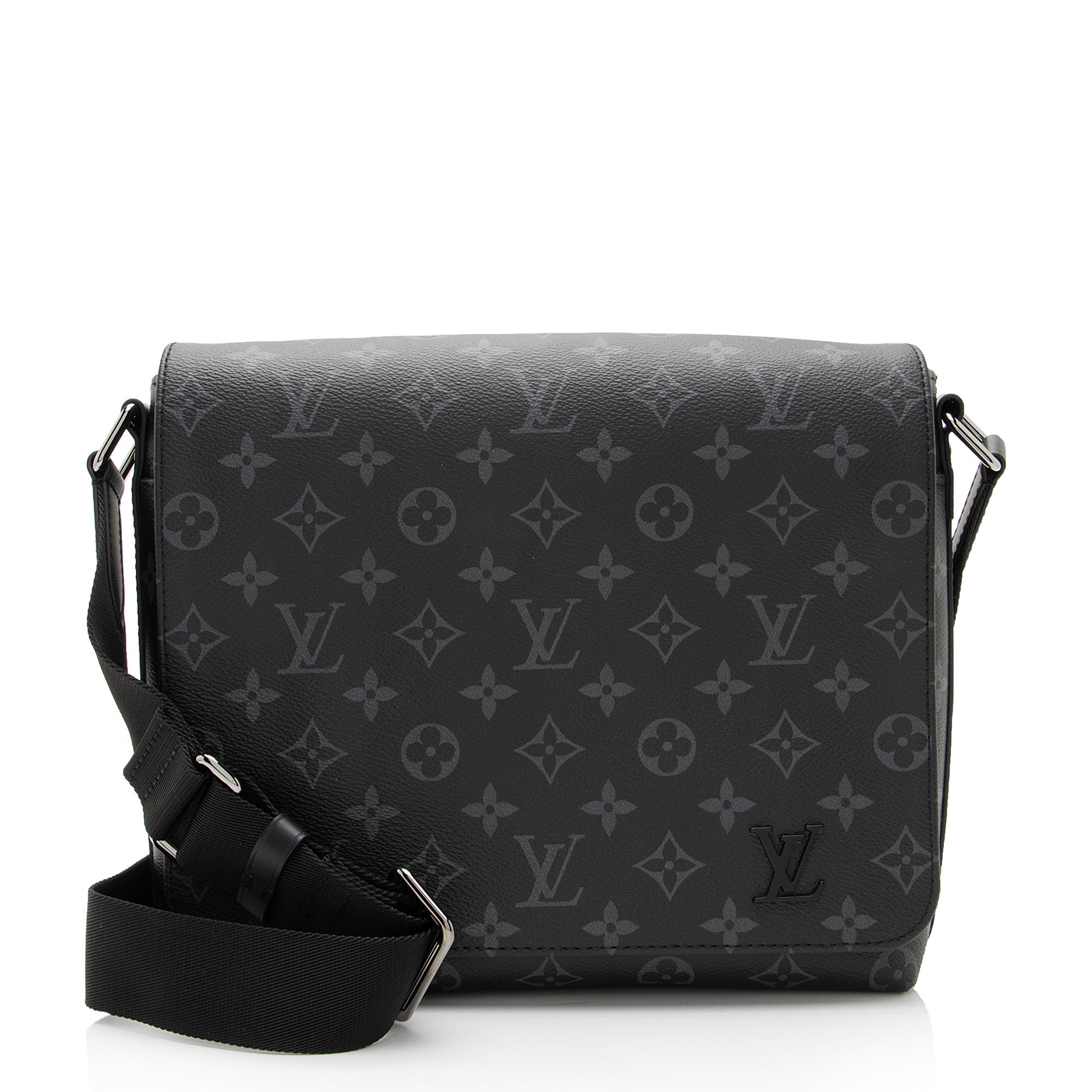 Louis Vuitton Monogram Eclipse District PM Messenger Bag (SHF-tjLCiN)