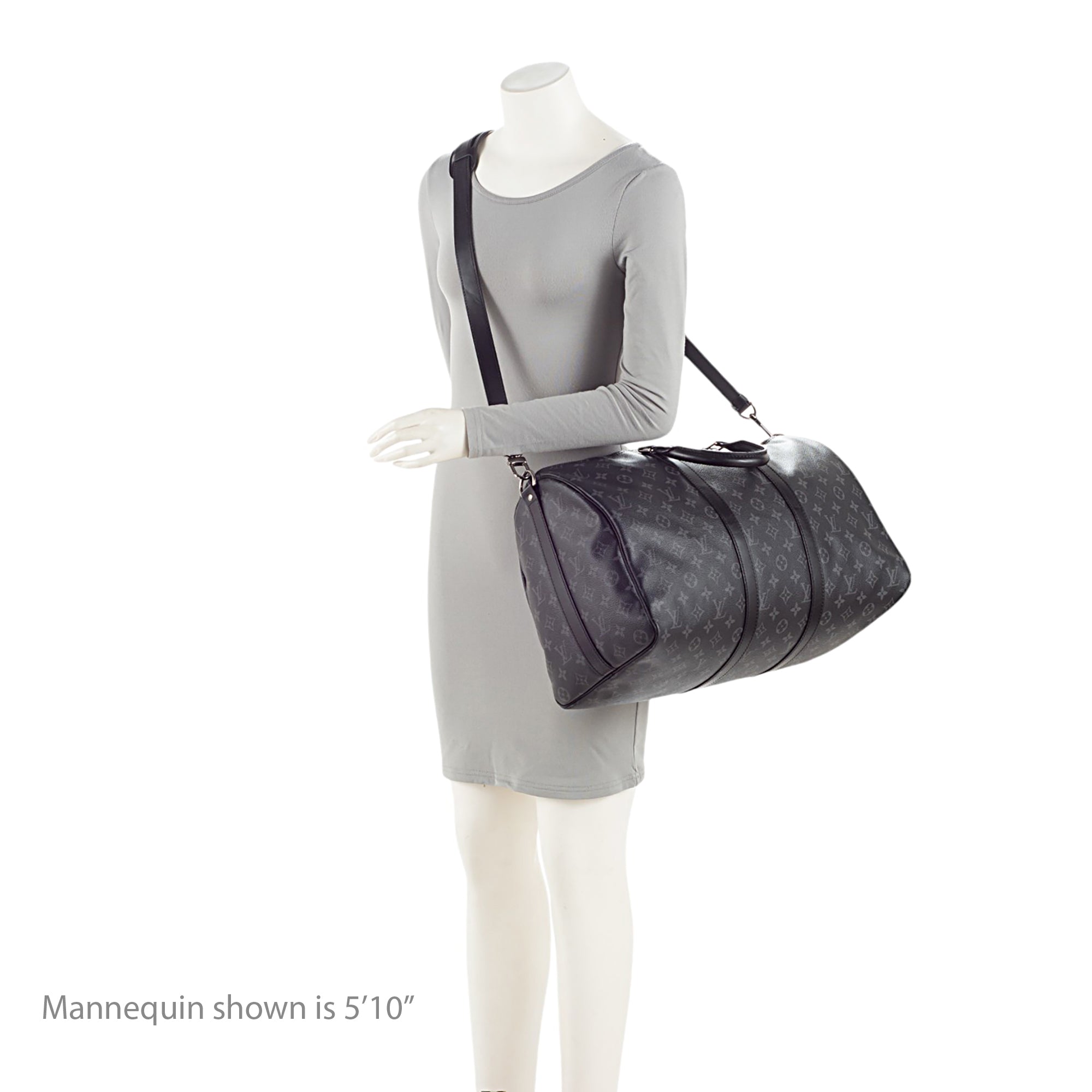 Louis Vuitton Monogram Eclipse Keepall Bandouliere 45 Duffle