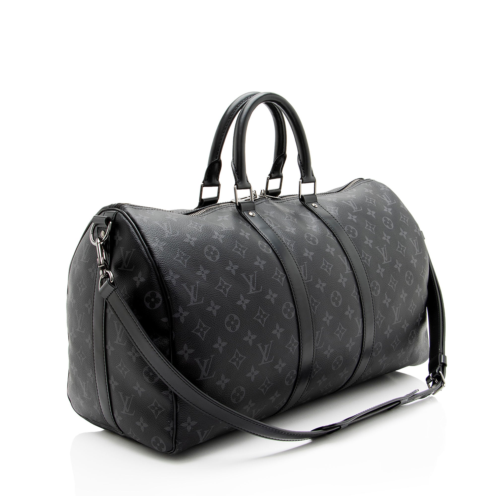 Louis Vuitton Monogram Eclipse Keepall Bandouliere 45 Duffle