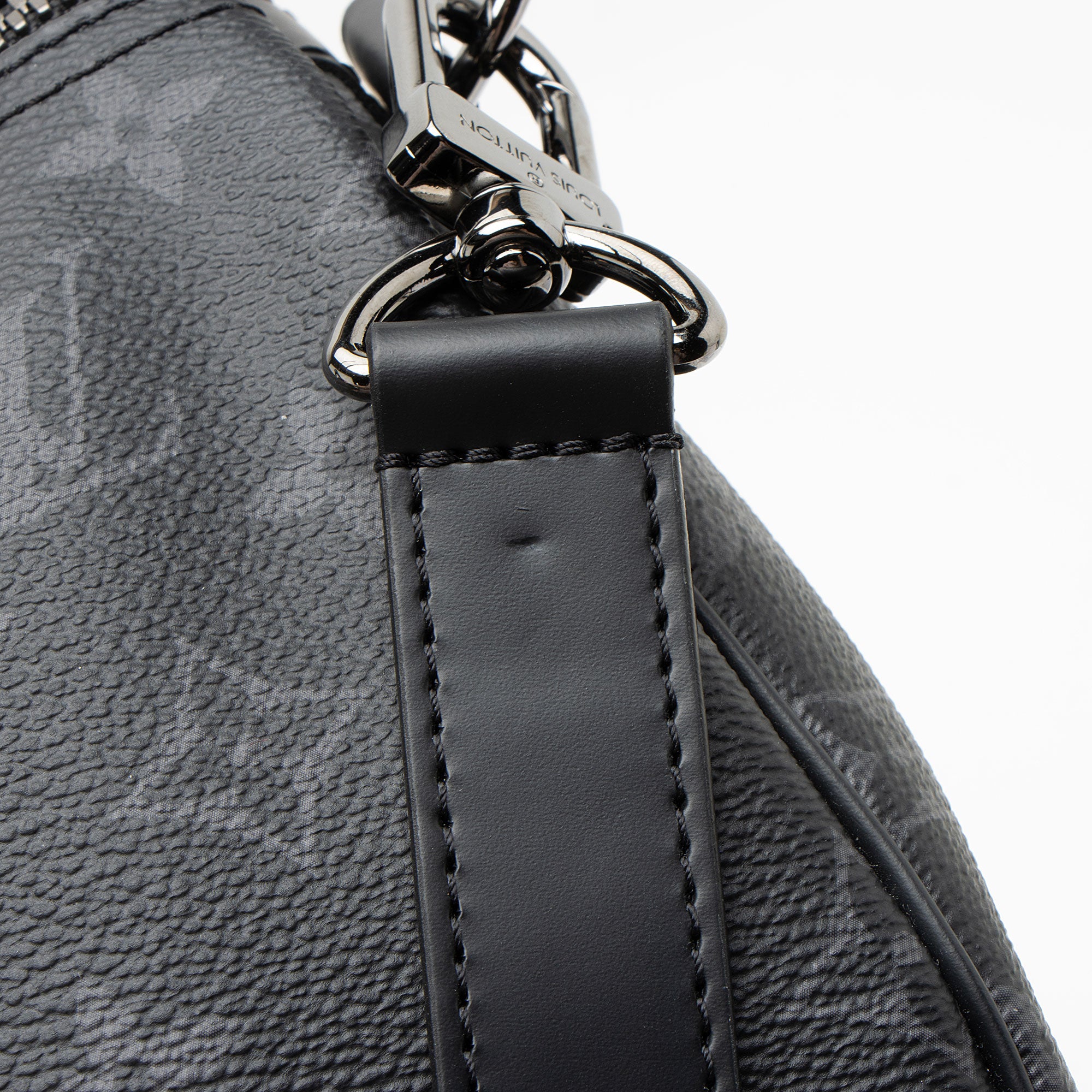 Louis Vuitton Monogram Eclipse Keepall Bandouliere 55 Duffle