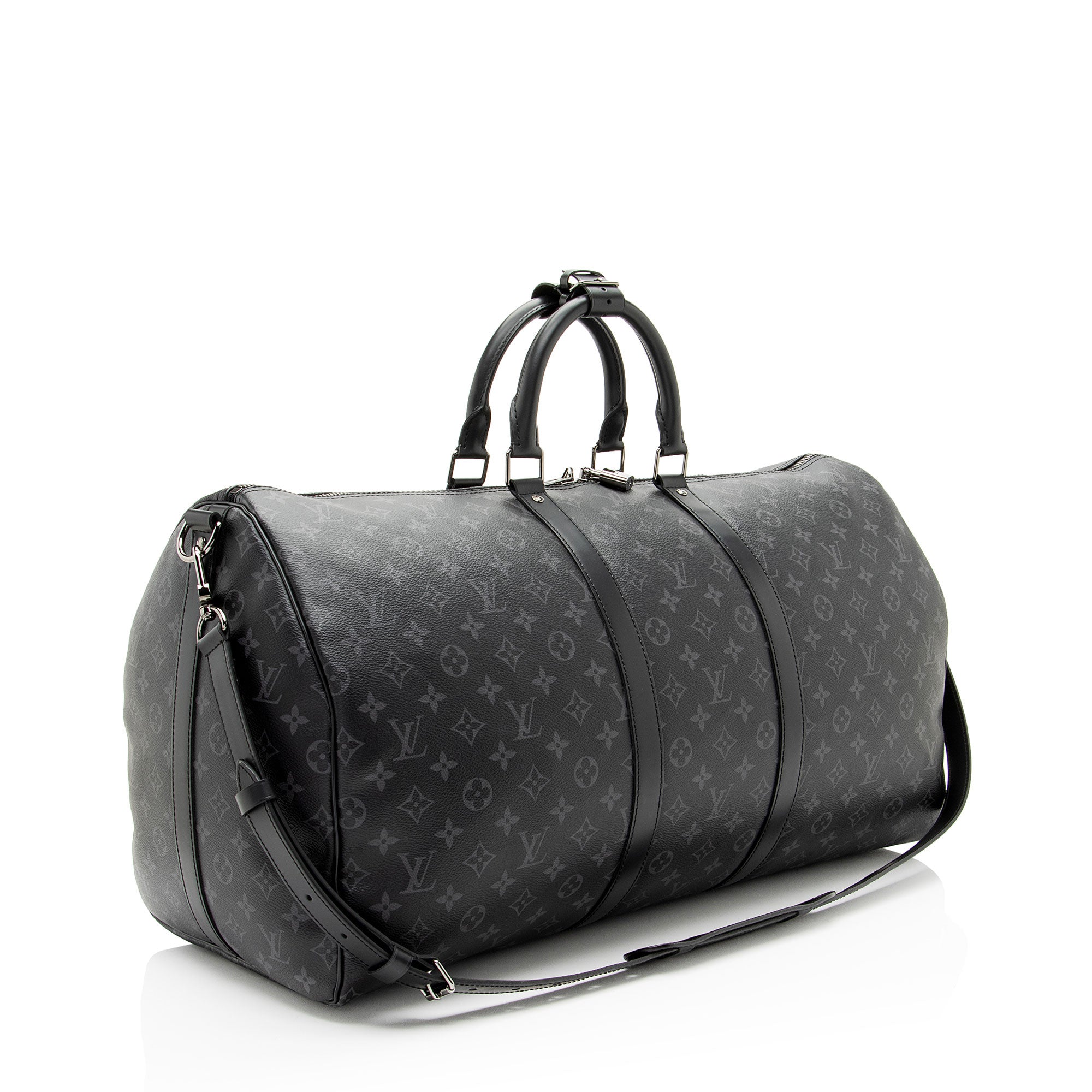 Louis Vuitton Monogram Eclipse Keepall Bandouliere 55 Duffle
