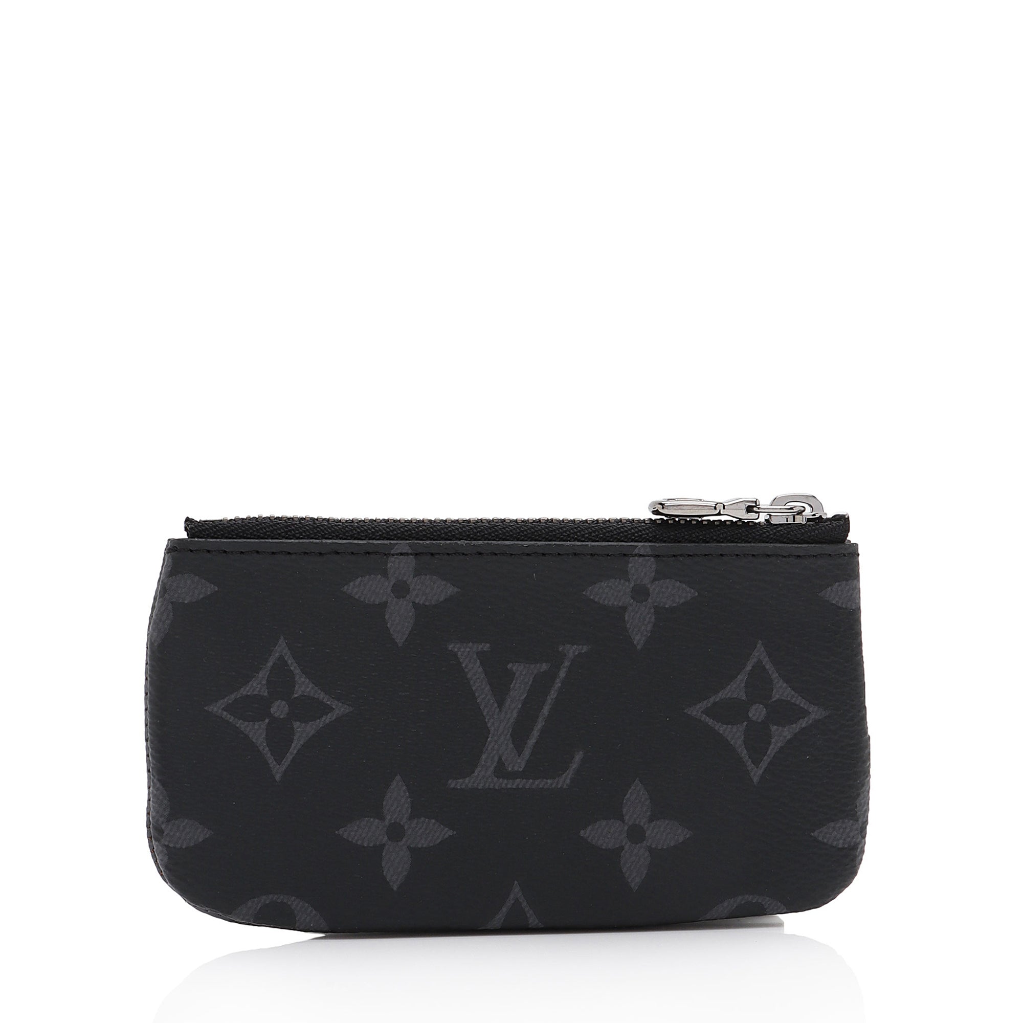 Louis Vuitton Monogram Eclipse Key Pouch (SHF-ql3XTY)