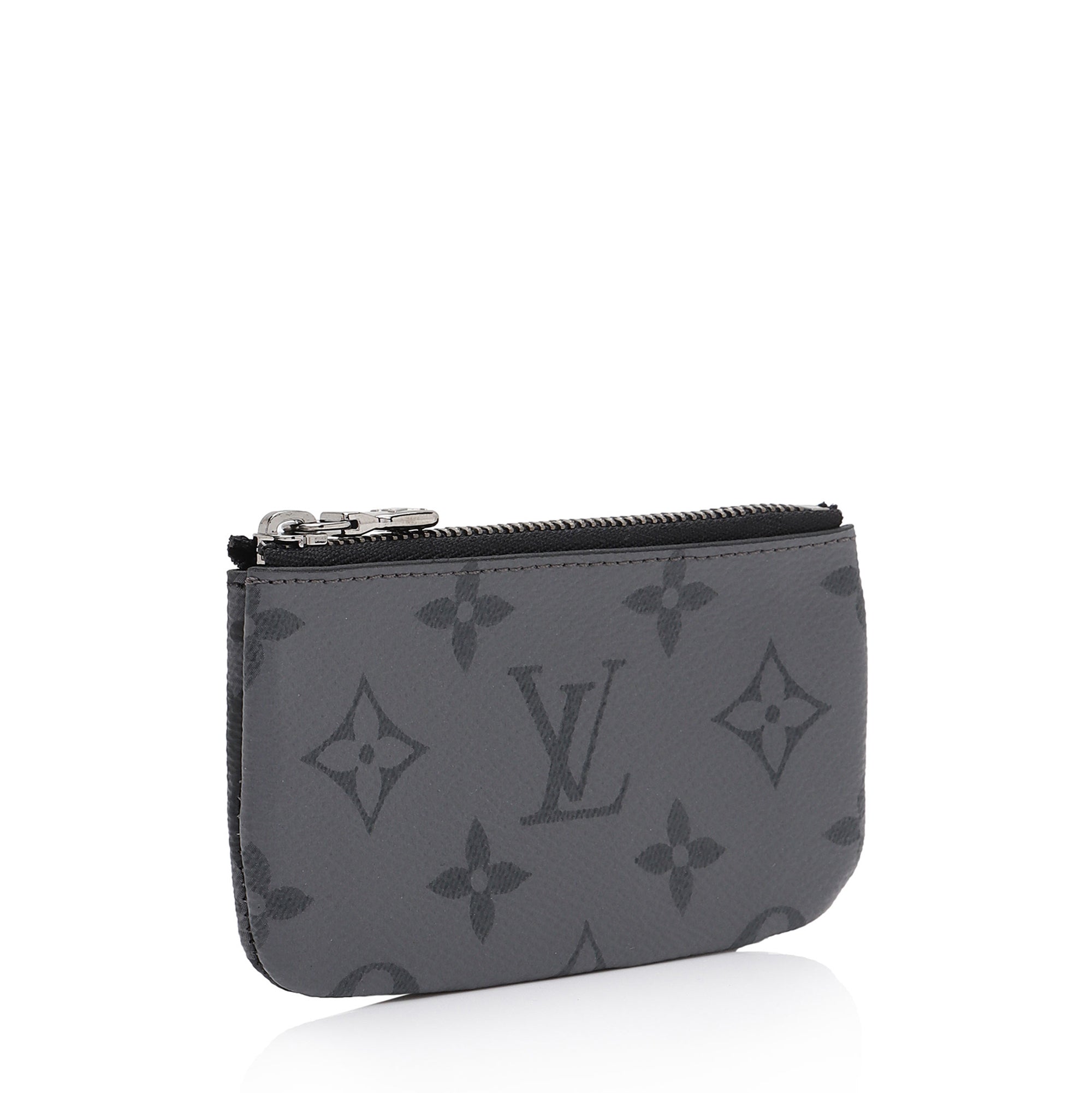 Louis Vuitton Monogram Eclipse Key Pouch (SHF-ql3XTY)
