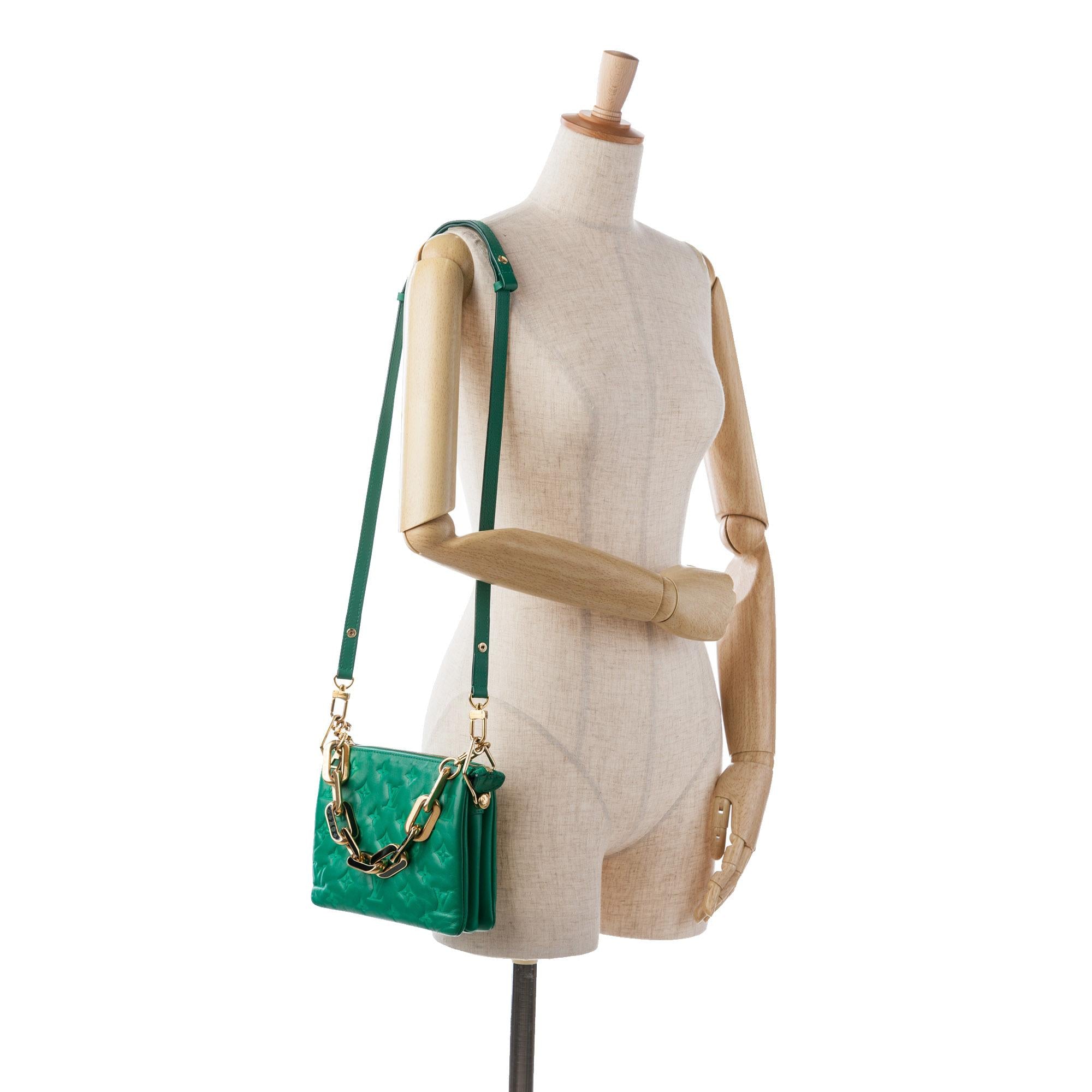 Louis Vuitton Monogram Embossed Coussin BB (SHG-p85ENn)