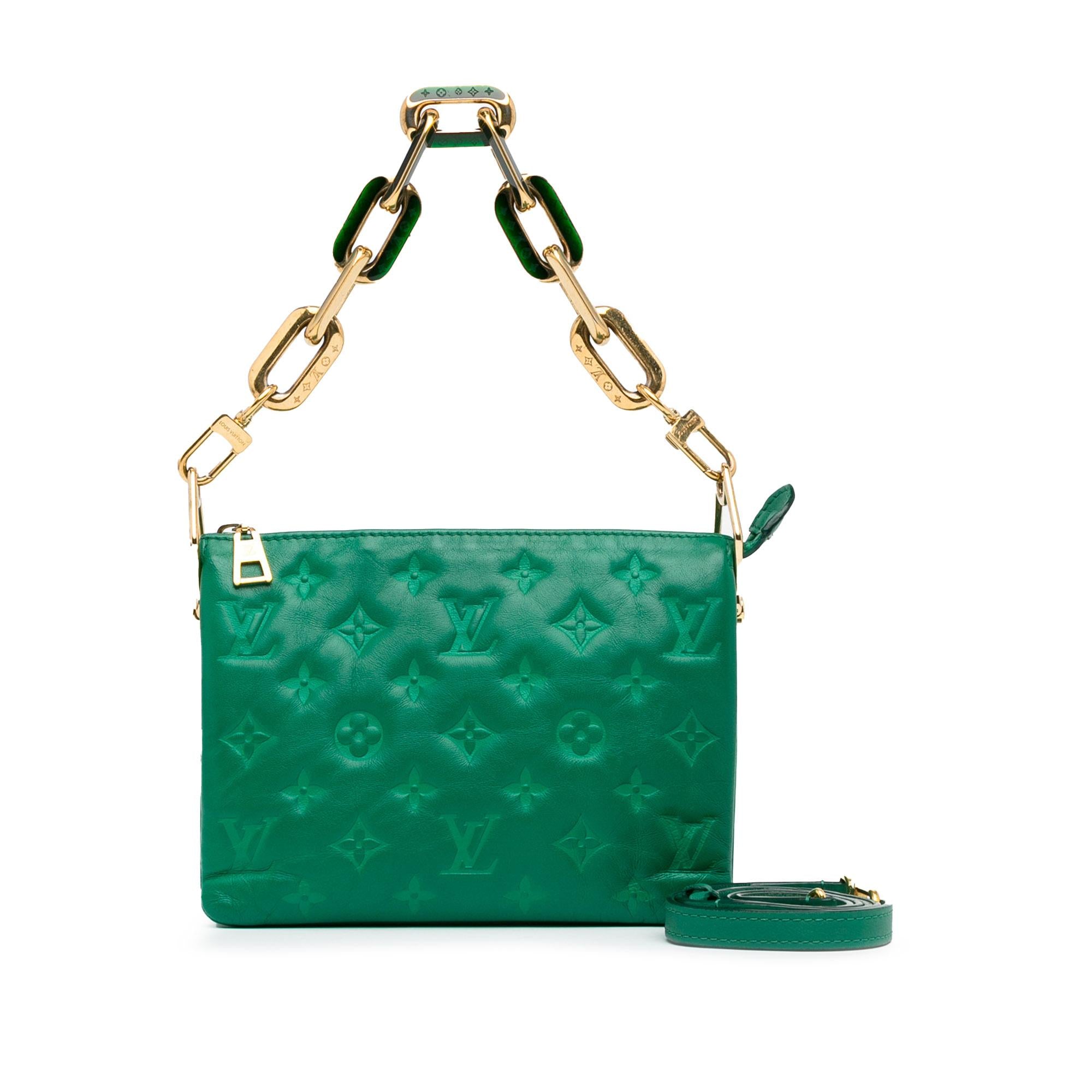 Louis Vuitton Monogram Embossed Coussin BB (SHG-p85ENn)