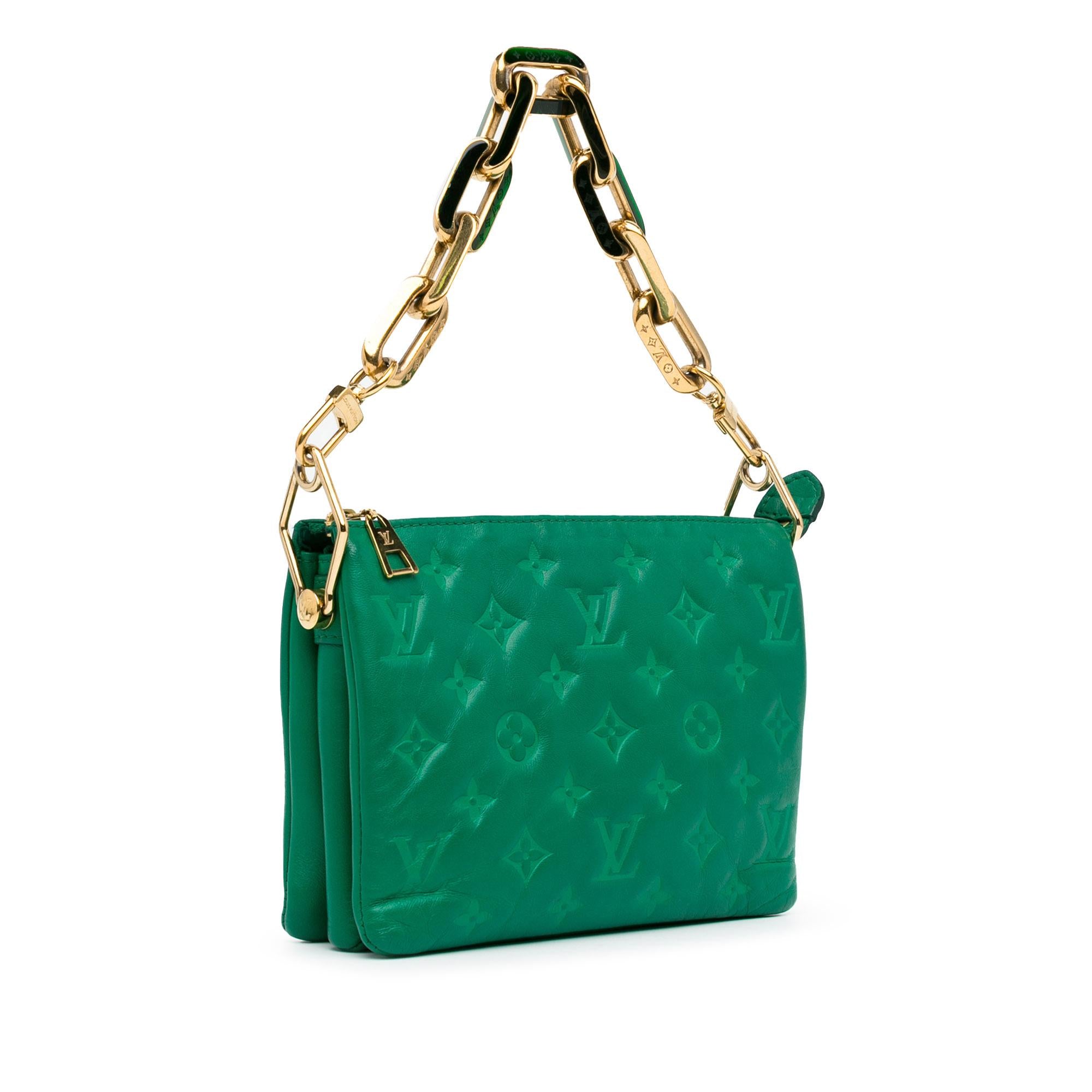 Louis Vuitton Monogram Embossed Coussin BB (SHG-p85ENn)