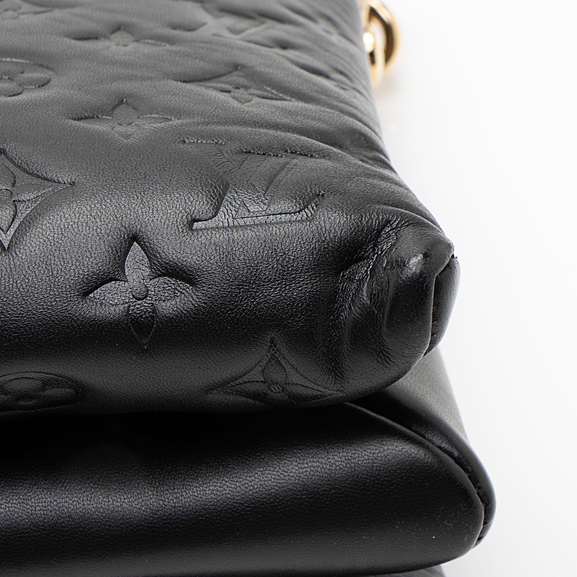 Louis Vuitton Monogram Embossed Lambskin Coussin MM Shoulder Bag