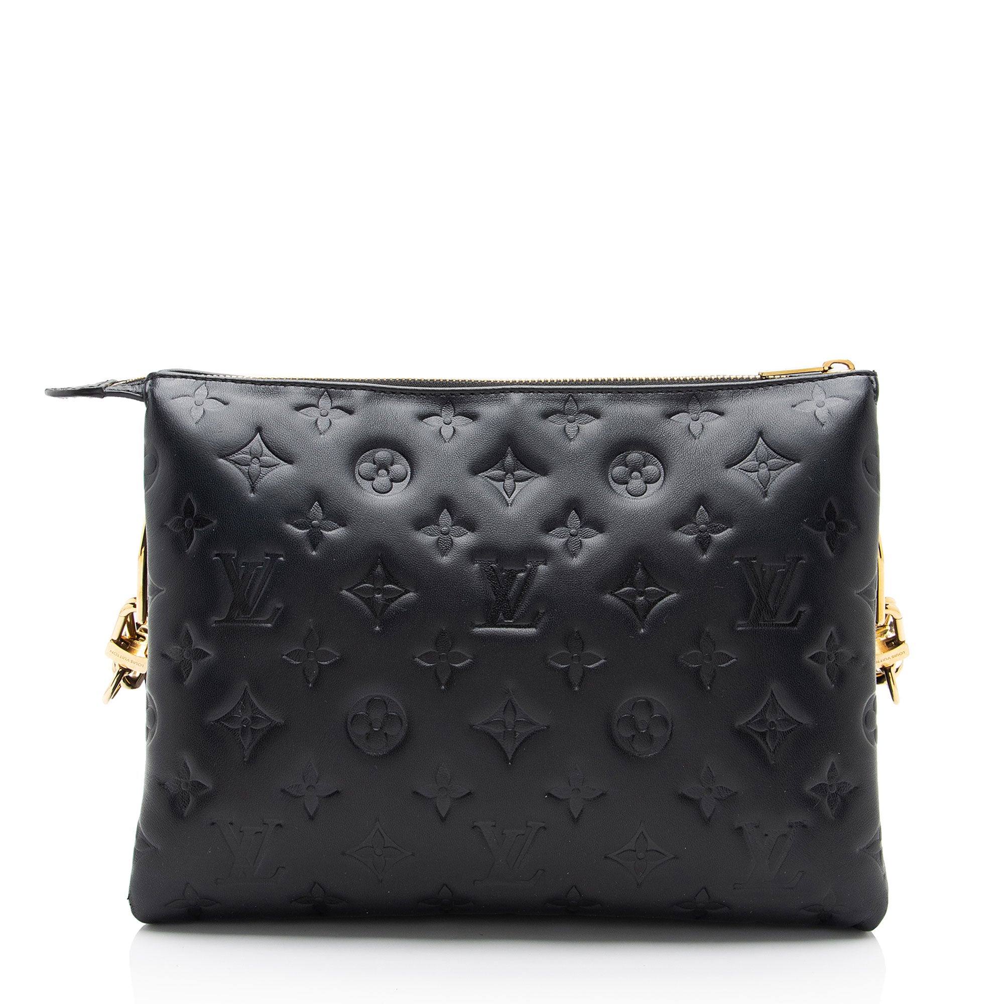 Louis Vuitton Monogram Embossed Lambskin Coussin PM Shoulder Bag (SHF-svpuoF)