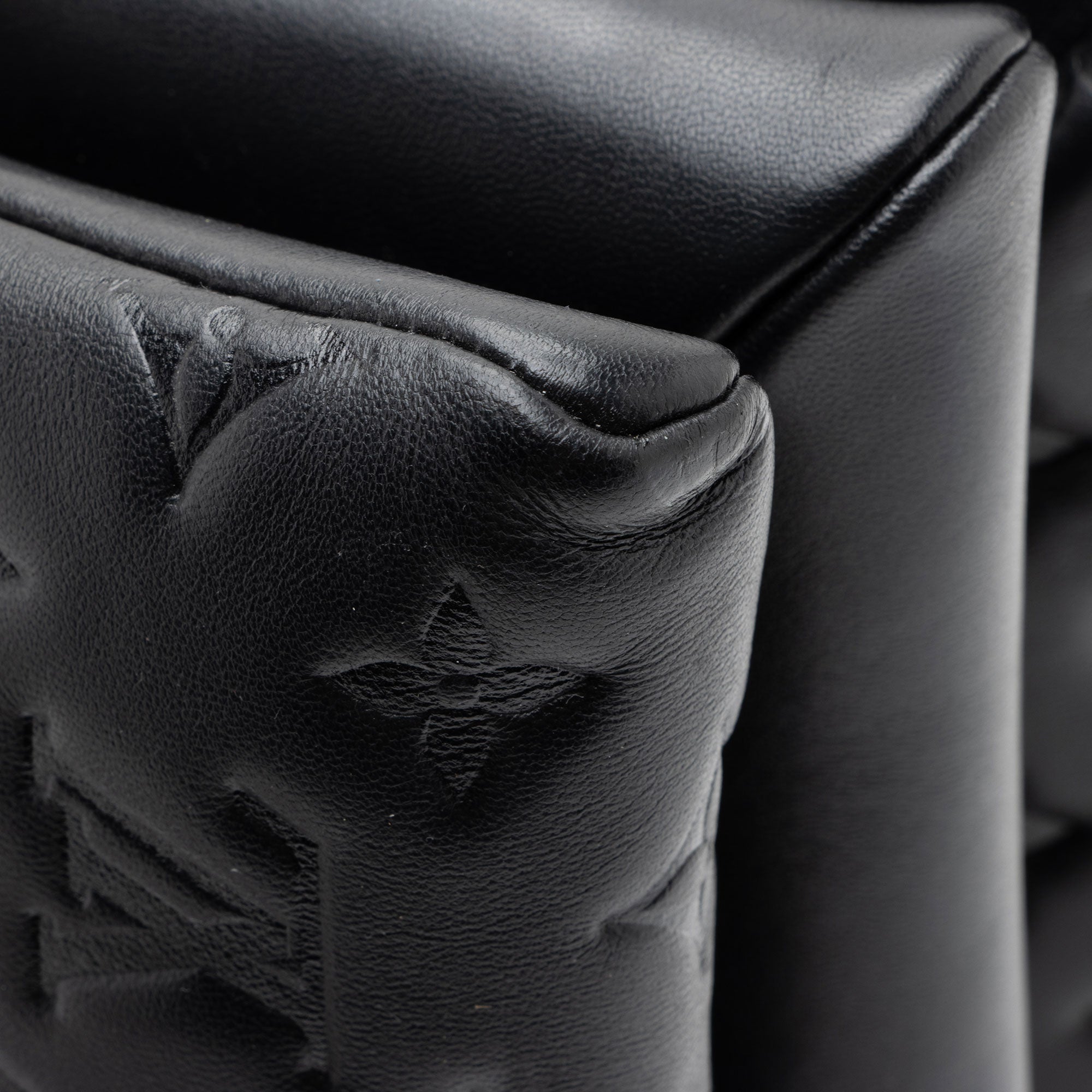 Louis Vuitton Monogram Embossed Lambskin Coussin PM Shoulder Bag (SHF-svpuoF)