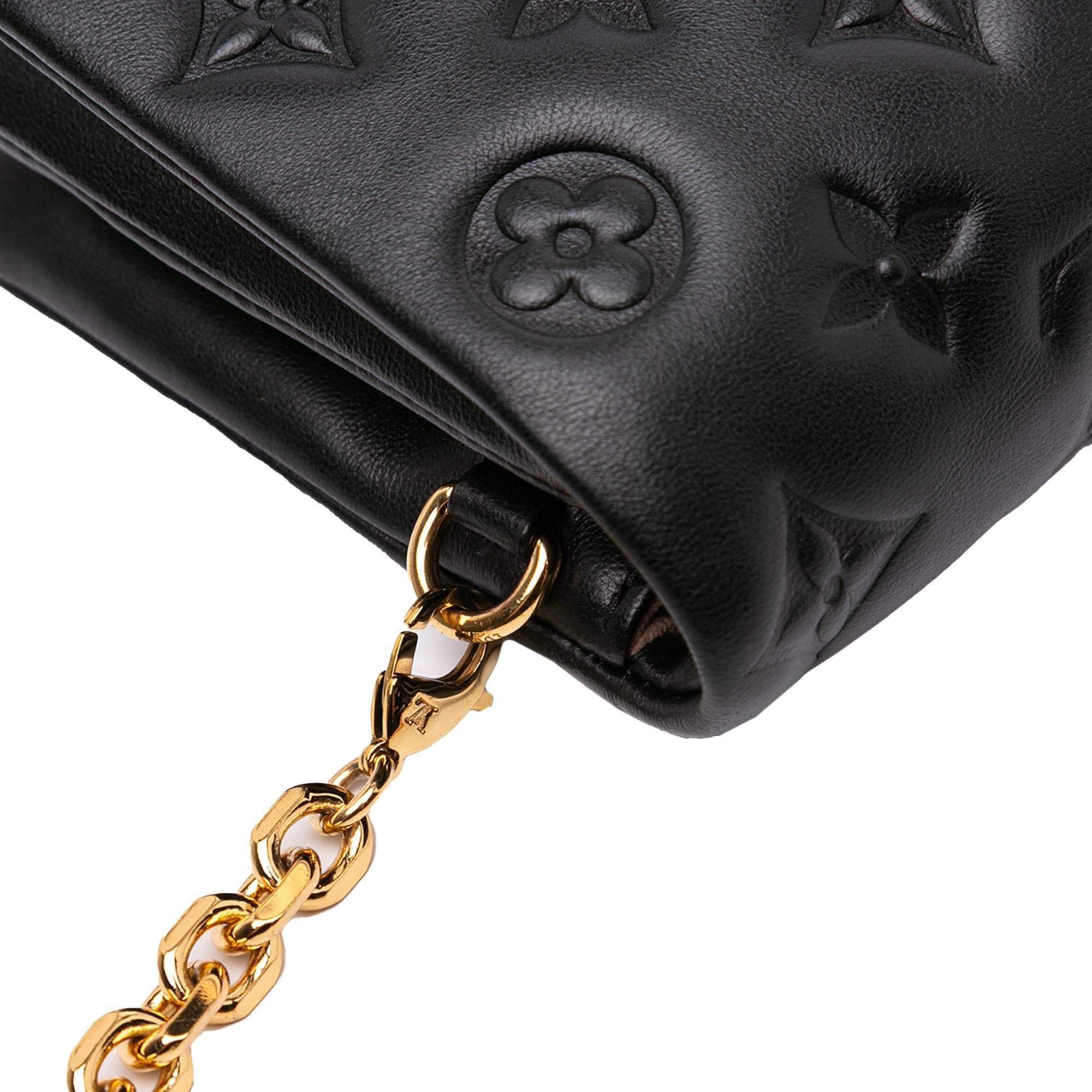 Louis Vuitton Monogram Embossed Pochette Coussin