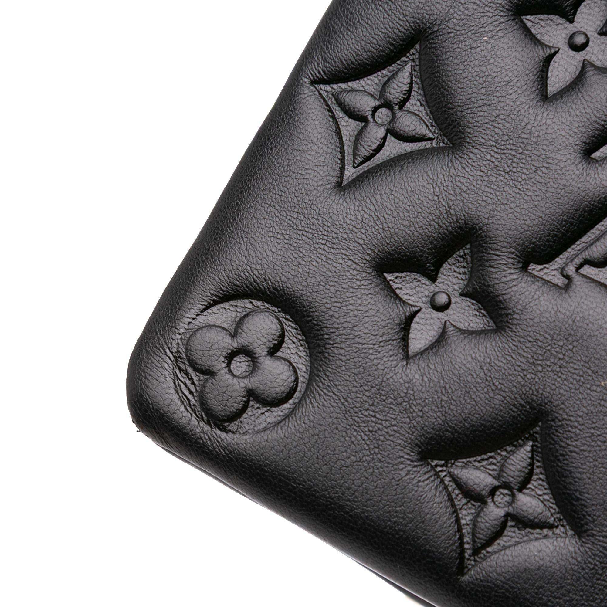 Louis Vuitton Monogram Embossed Pochette Coussin