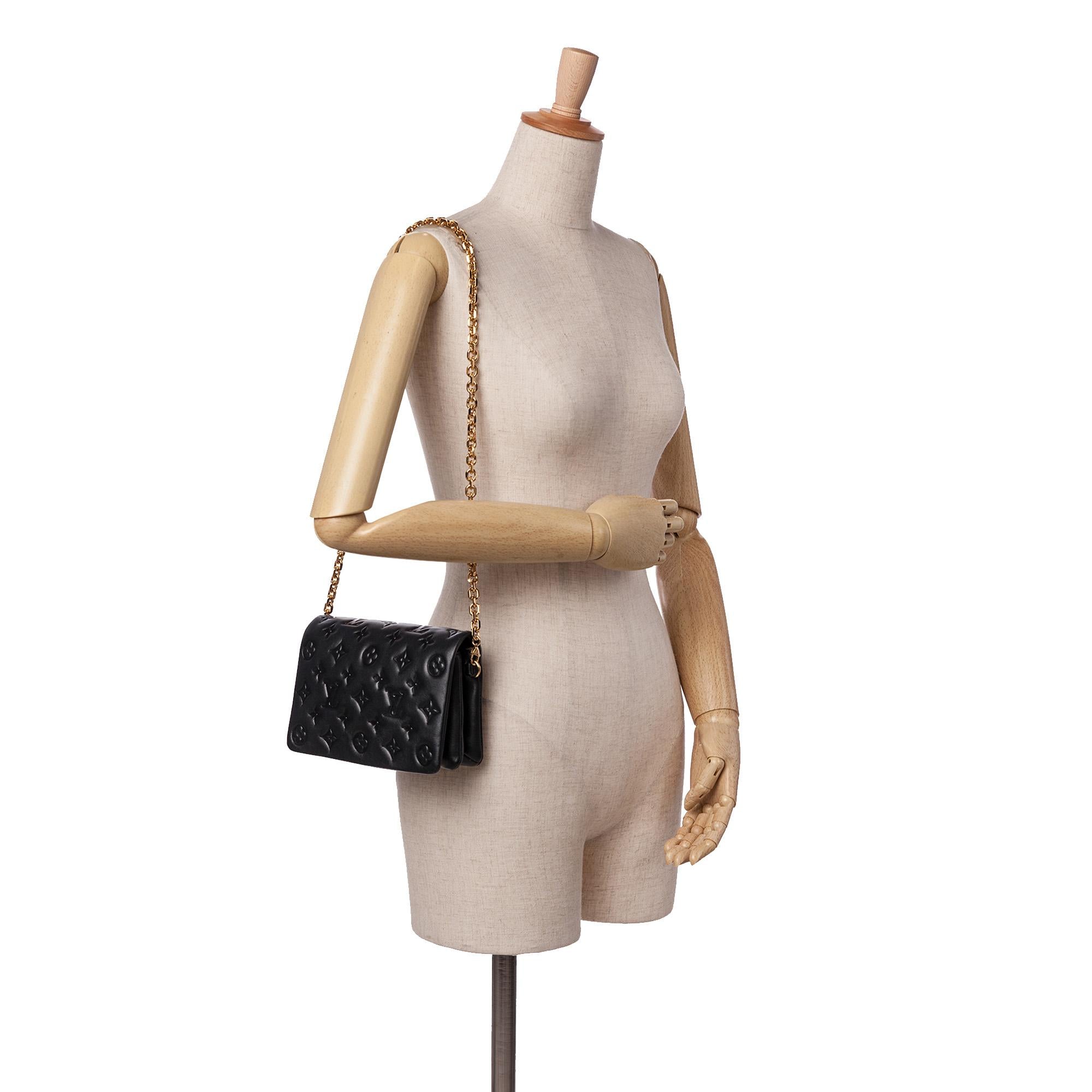 Louis Vuitton Monogram Embossed Pochette Coussin