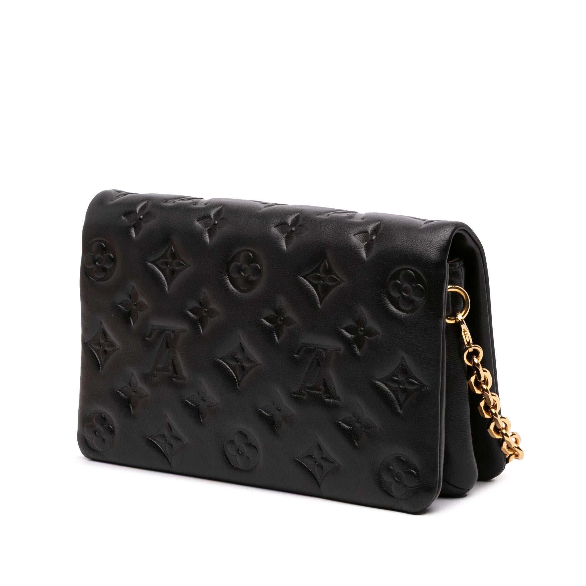 Louis Vuitton Monogram Embossed Pochette Coussin
