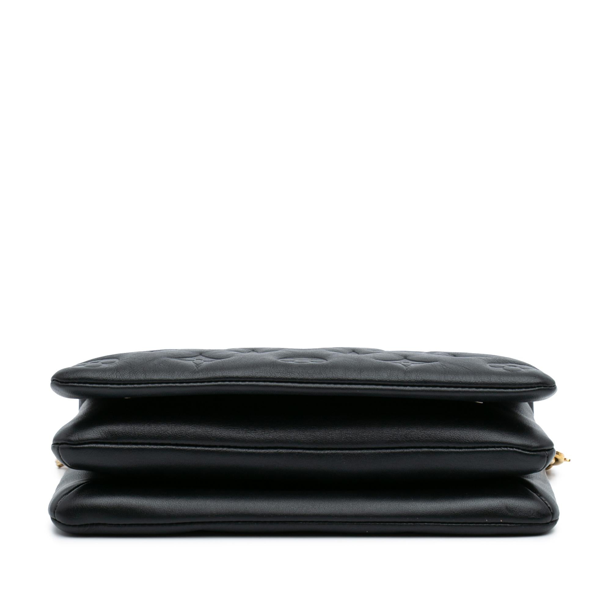 Louis Vuitton Monogram Embossed Pochette Coussin