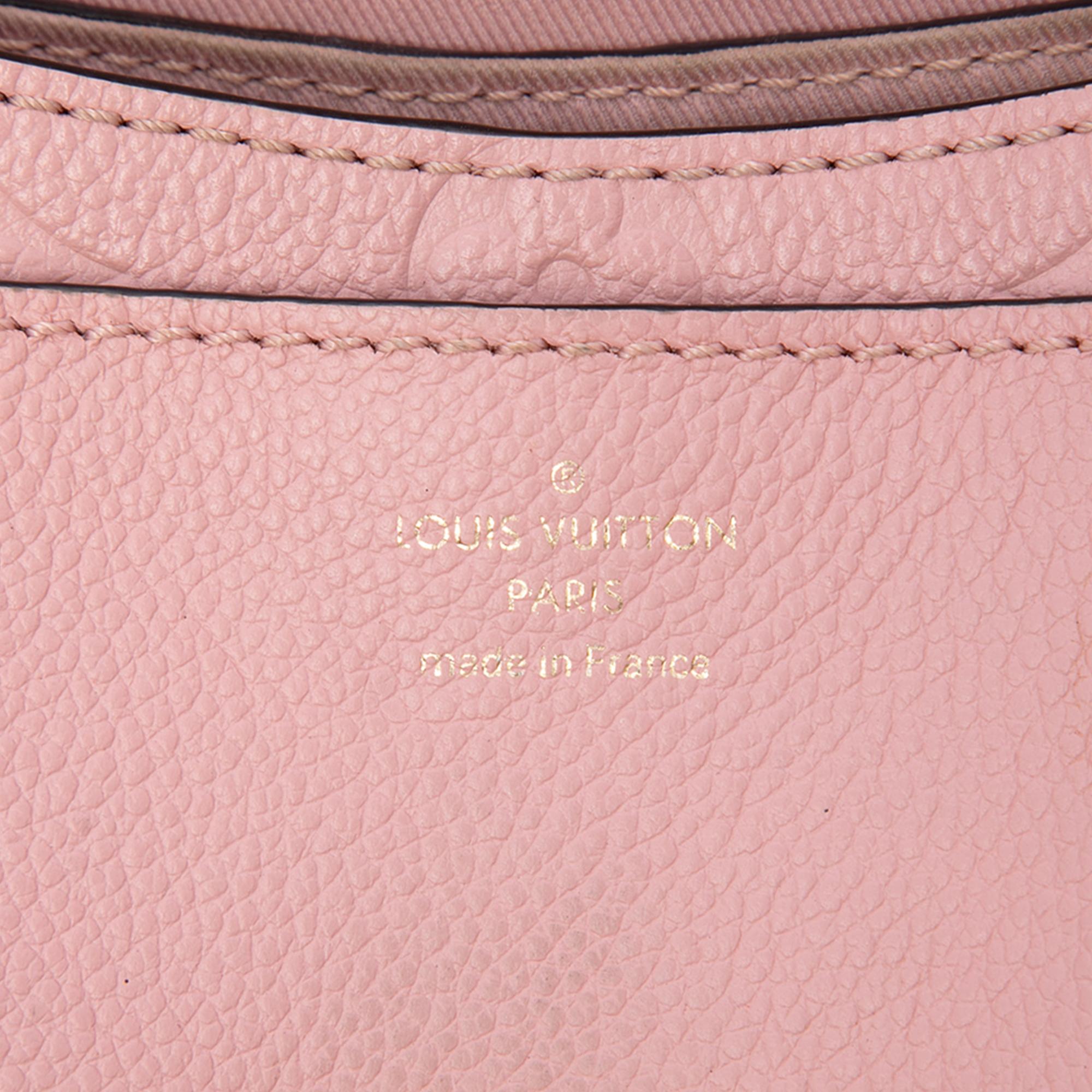 Louis Vuitton Monogram Empreinte Blanche BB