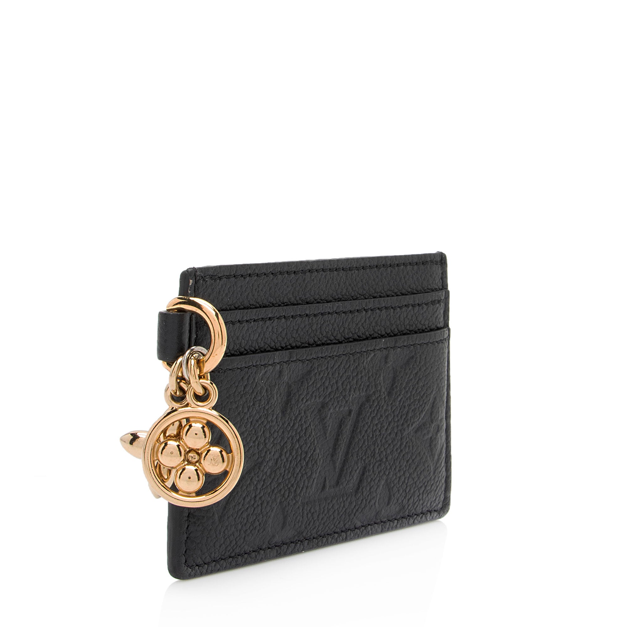 Louis Vuitton Monogram Empreinte Charms Card Holder (SHF-2I07IH)