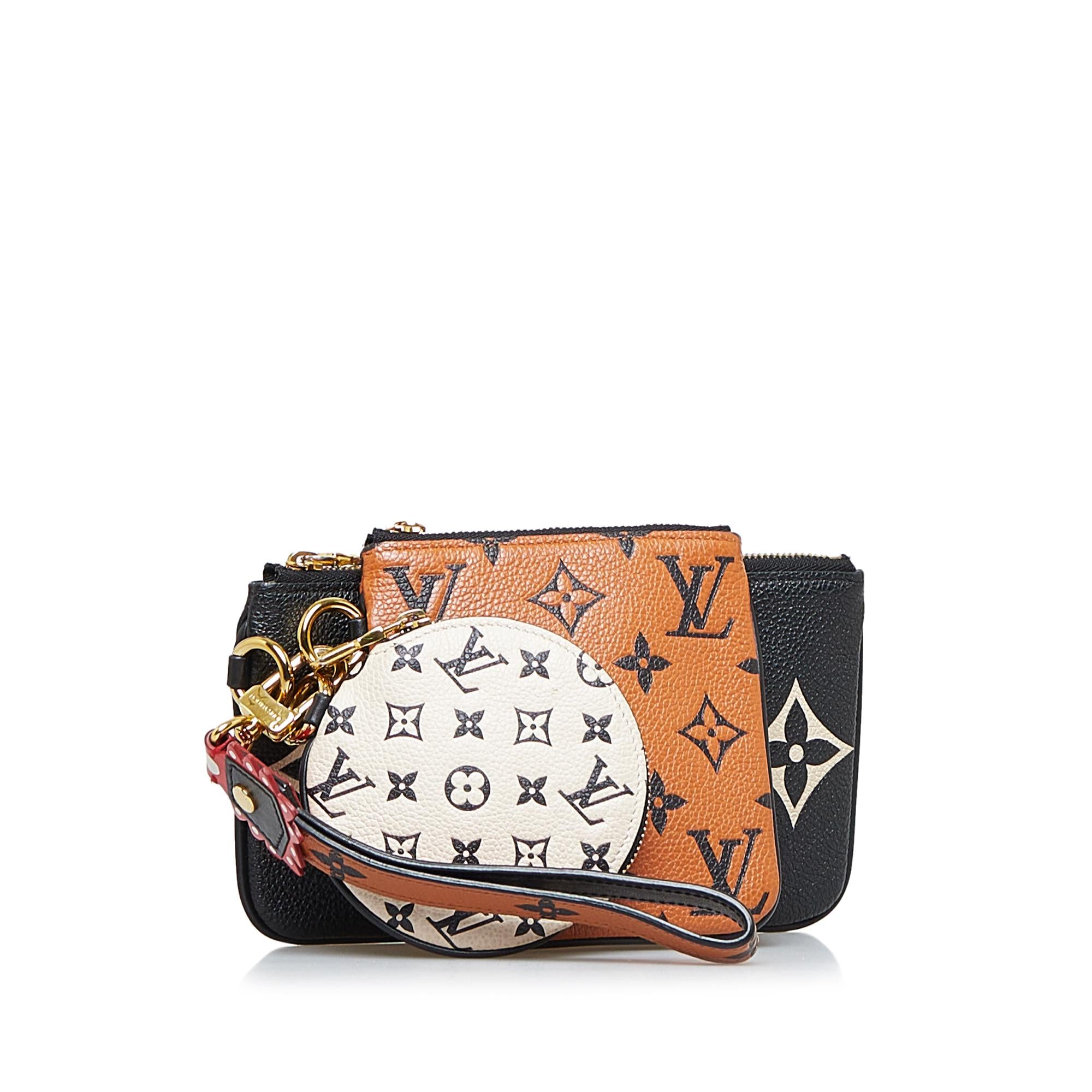 Louis Vuitton Monogram Empreinte Crafty Pochette Trio (SHG-MwMAYb)